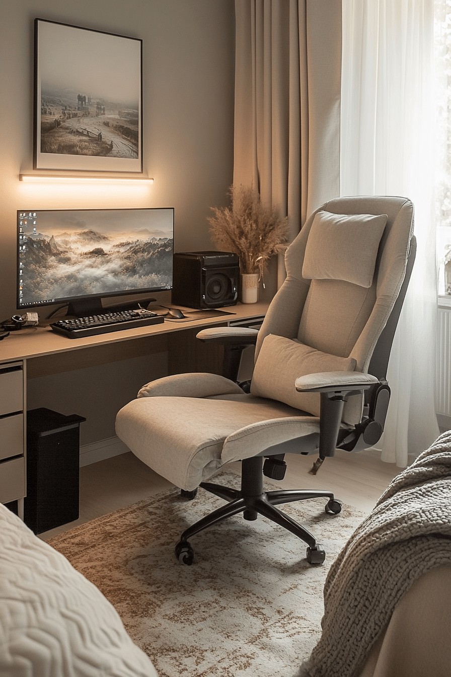 16. Cozy Retreat Gaming Corner (Gaming Bedroom Ideas) - Gaming Bedroom Ideas