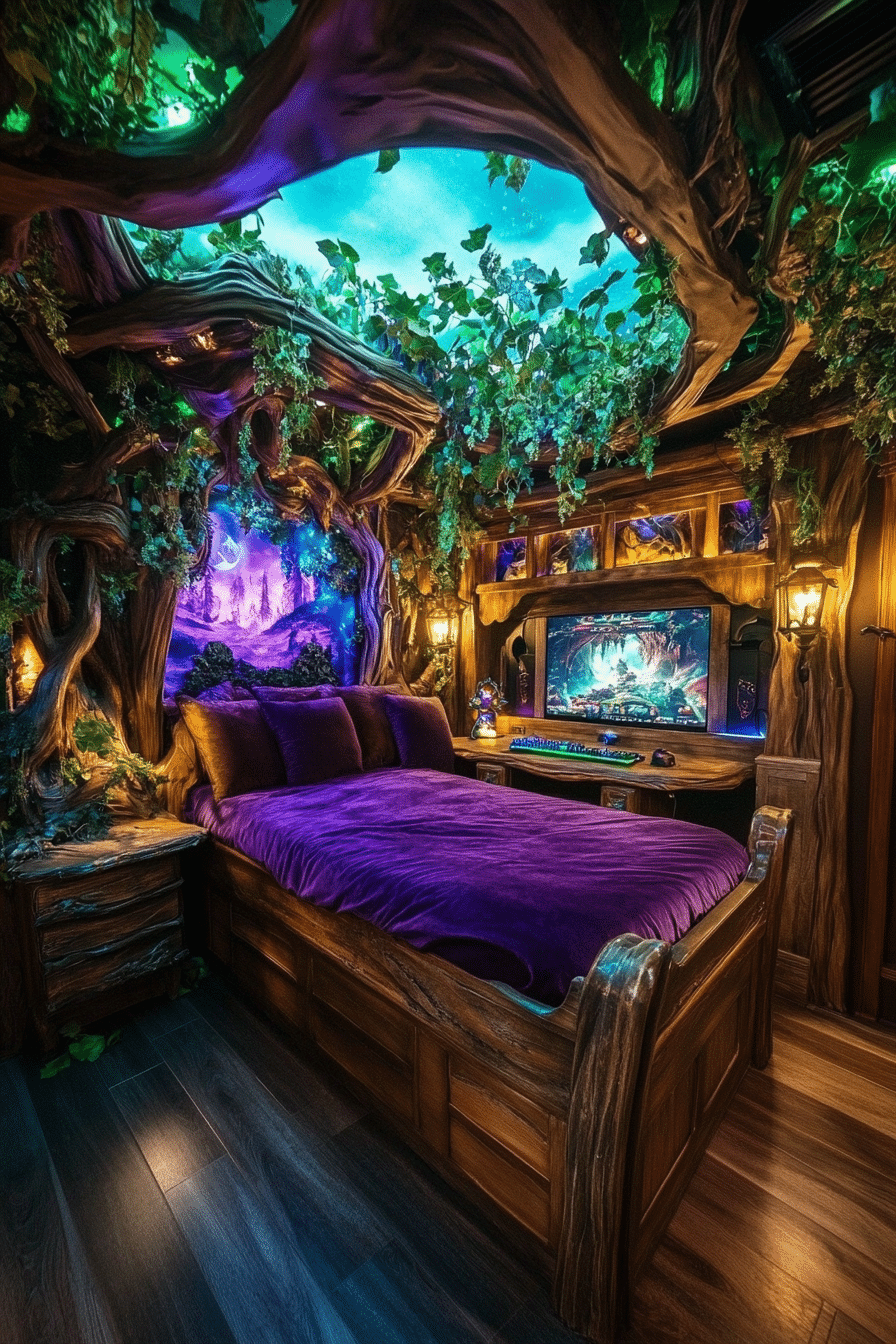 18. Fantasy Realm (Gaming Bedroom Ideas) - Gaming Bedroom Ideas