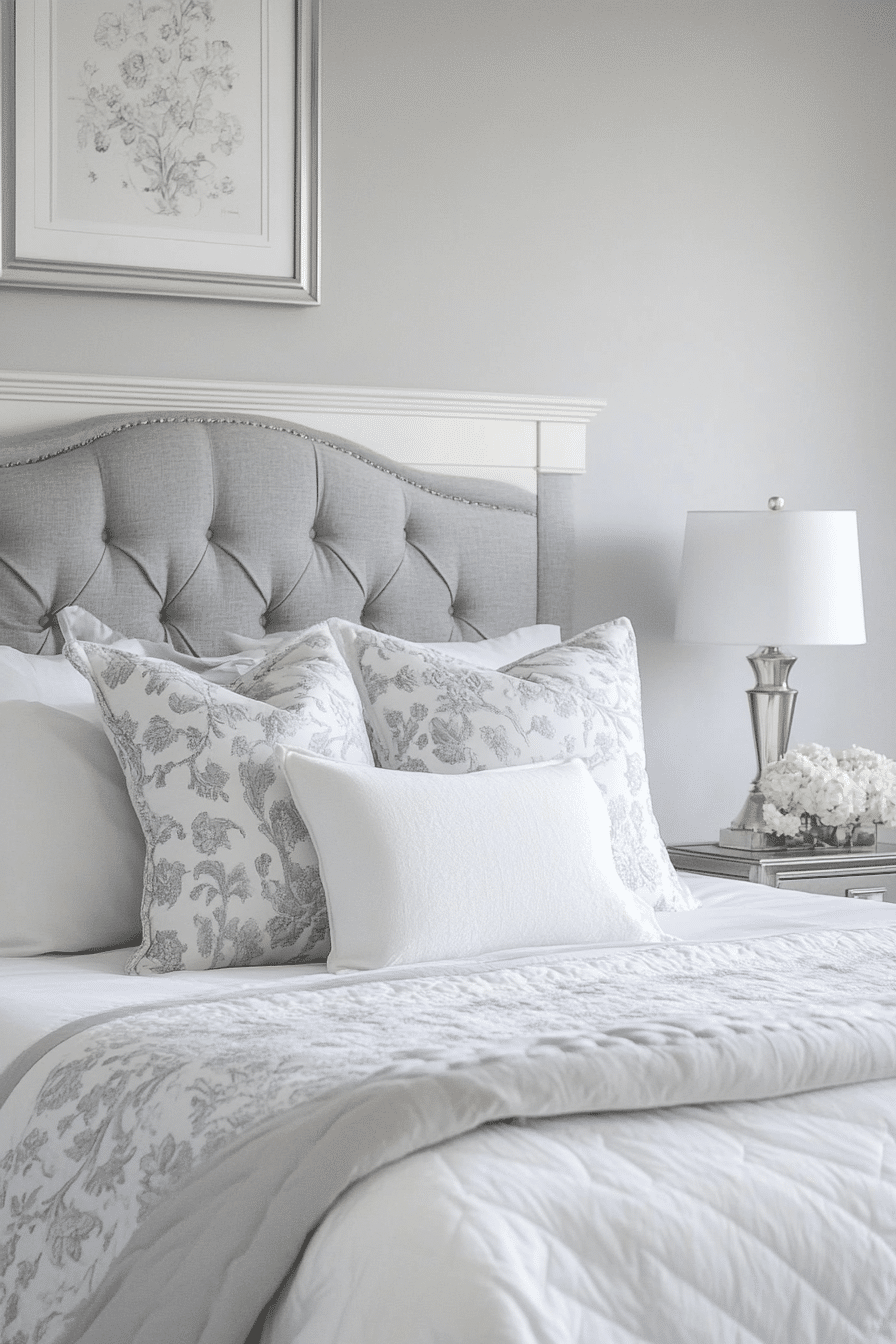 10. Dove Gray Sophistication (Grayscale Bedroom Ideas) - Grayscale Bedroom Ideas