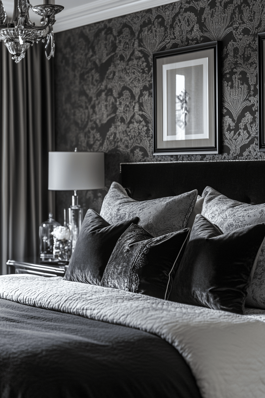 17. Marble Gray Luxury (Grayscale Bedroom Ideas) - Grayscale Bedroom Ideas