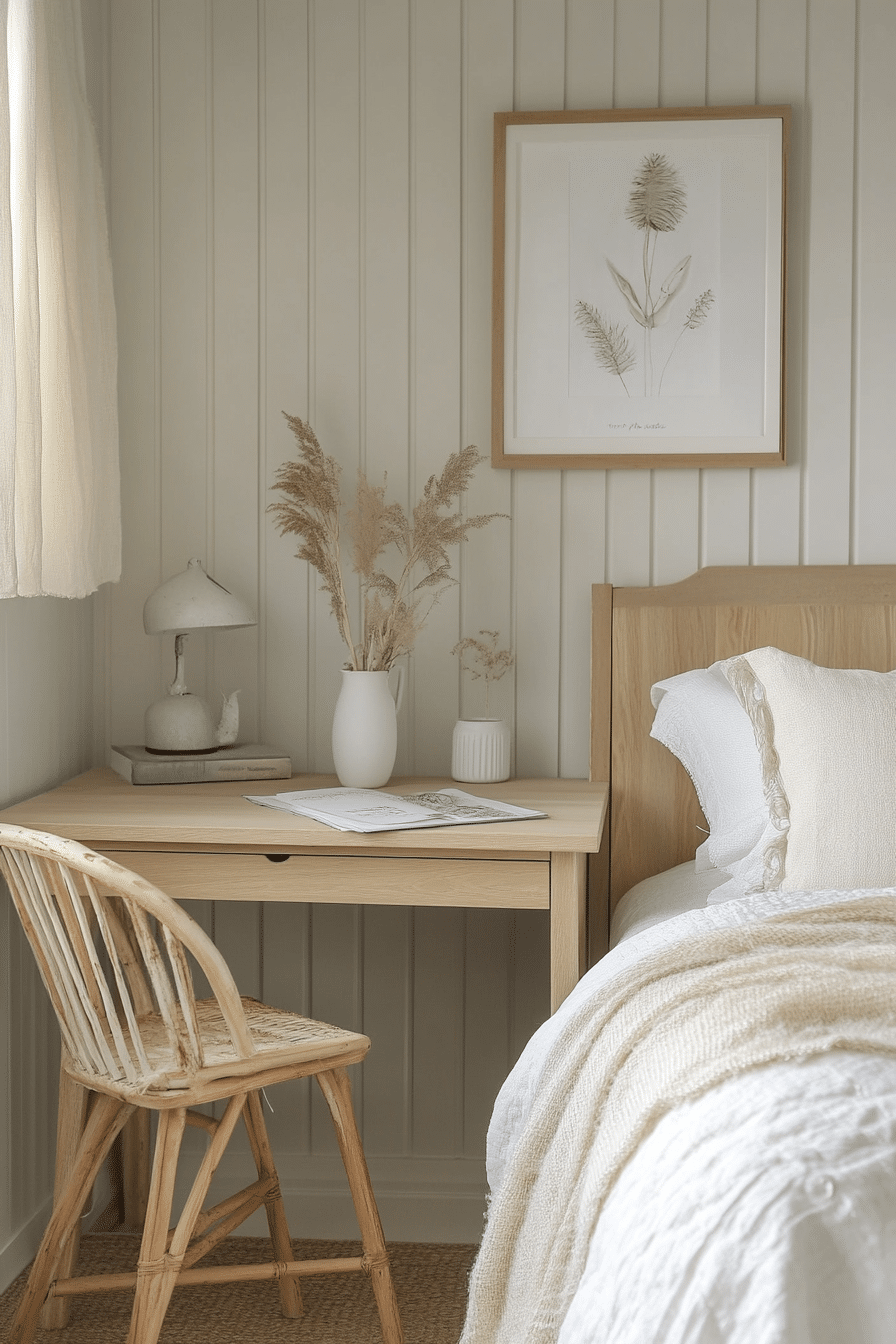 1. Scandinavian Serenity (Bedroom Ideas With A Desk) - Bedroom Ideas With A Desk