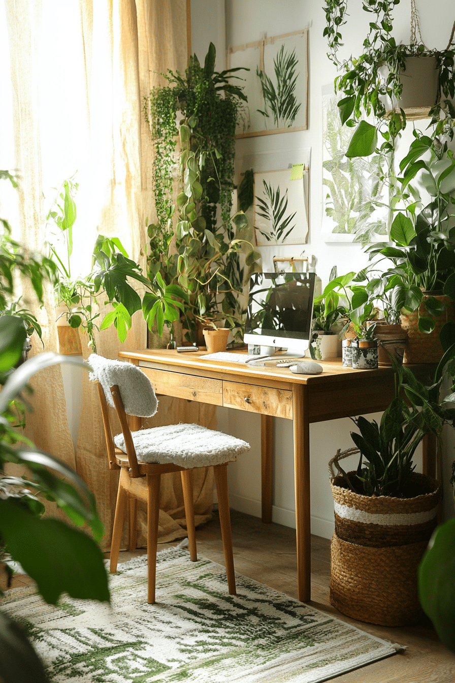 7. Urban Jungle (Bedroom Ideas With A Desk) - Bedroom Ideas With A Desk