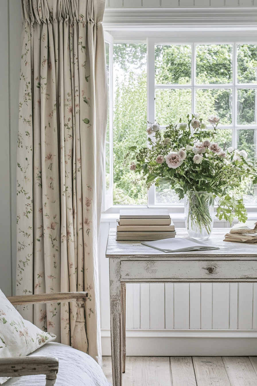 21. Soft Modern Cottage (Bedroom Ideas With A Desk) - Bedroom Ideas With A Desk