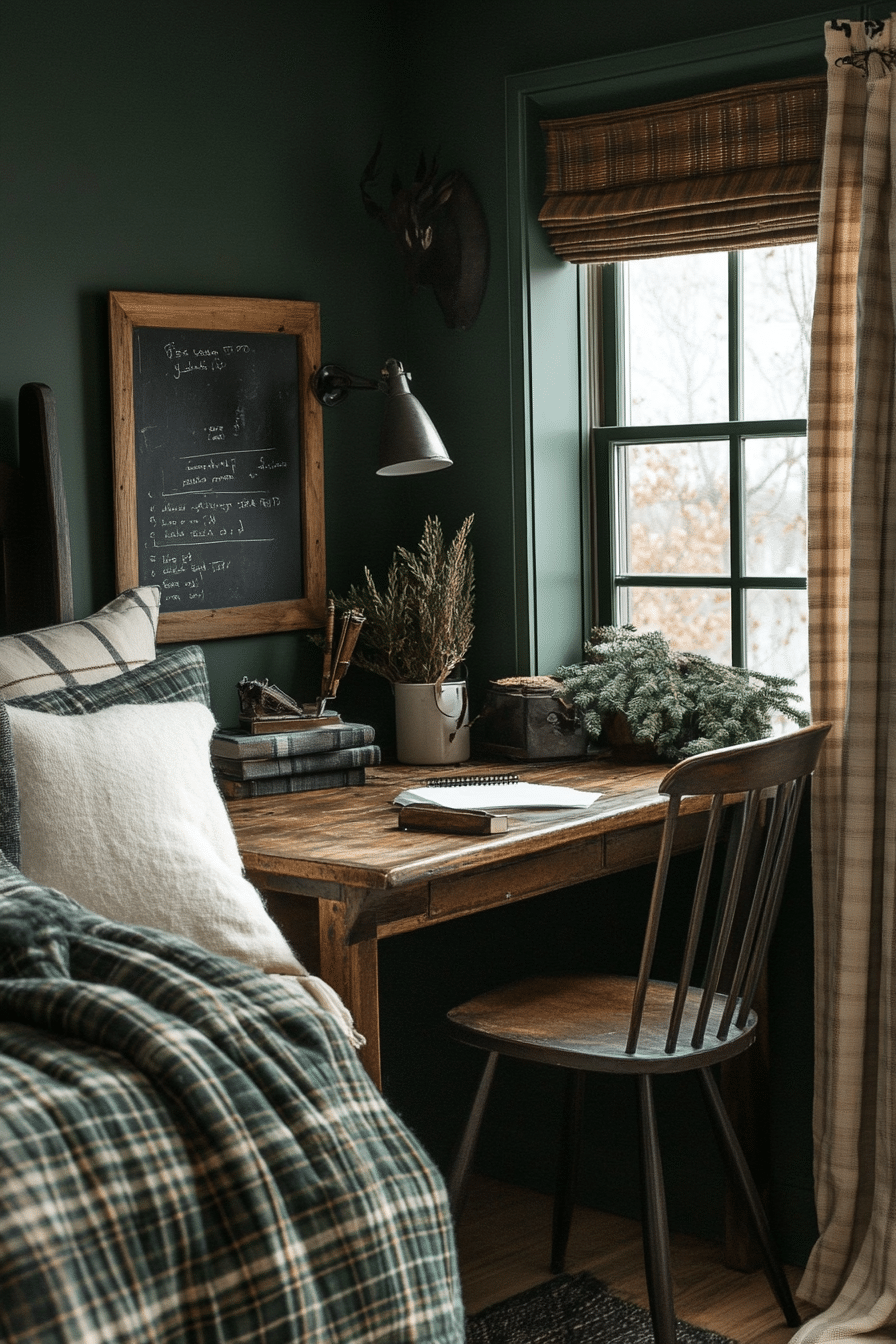 26. Vintage Schoolhouse Charm (Bedroom Ideas With A Desk) - Bedroom Ideas With A Desk