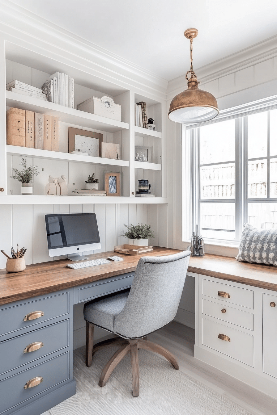 1. Scandinavian Simplicity (Tiny Office Space Ideas) - Tiny Office Space Ideas