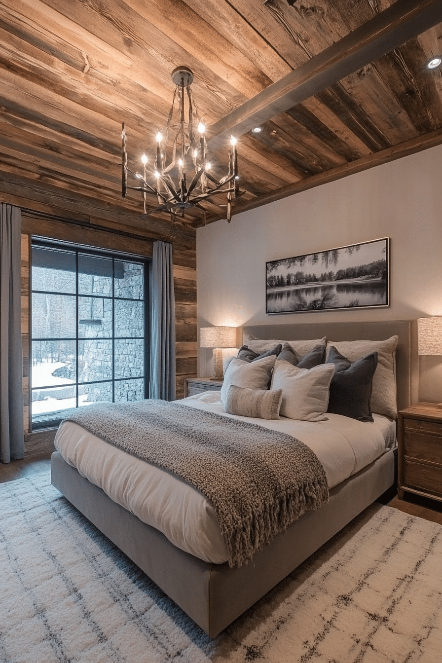 2. Modern Rustic Retreat (Rustic Bedroom Ideas) - Rustic Bedroom Ideas