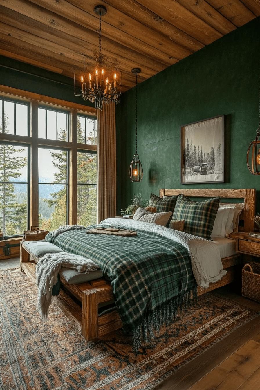 4. Mountain Lodge Comfort (Rustic Bedroom Ideas) - Rustic Bedroom Ideas