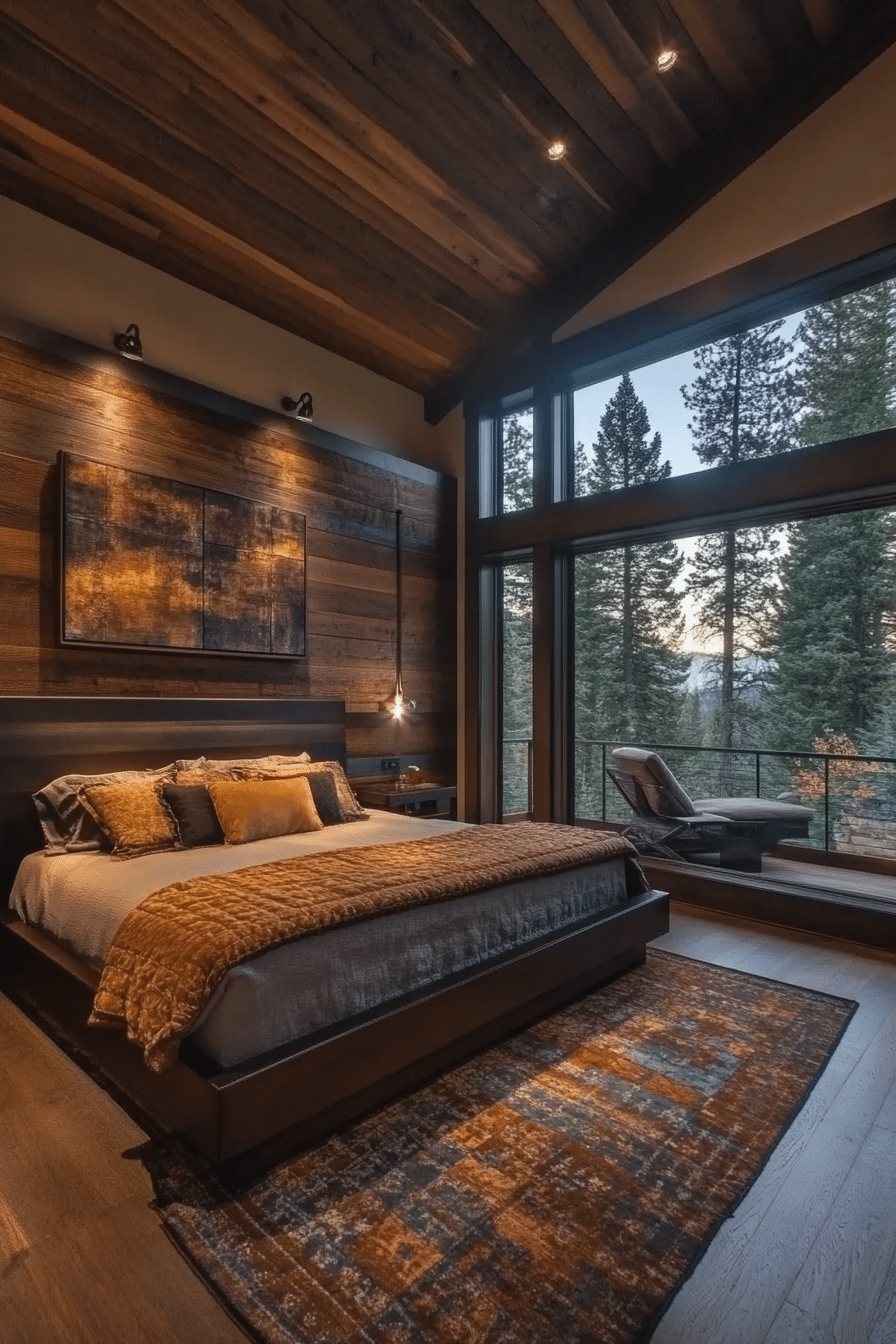 9. Mid-Century Rustic Mix (Rustic Bedroom Ideas) - Rustic Bedroom Ideas