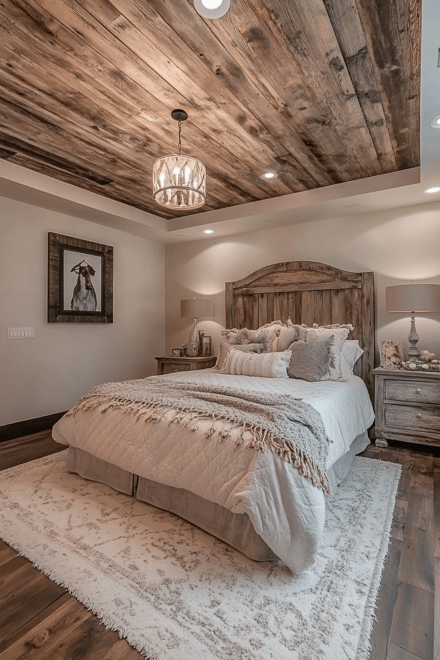 10. Rustic Glam Bedroom (Rustic Bedroom Ideas) - Rustic Bedroom Ideas