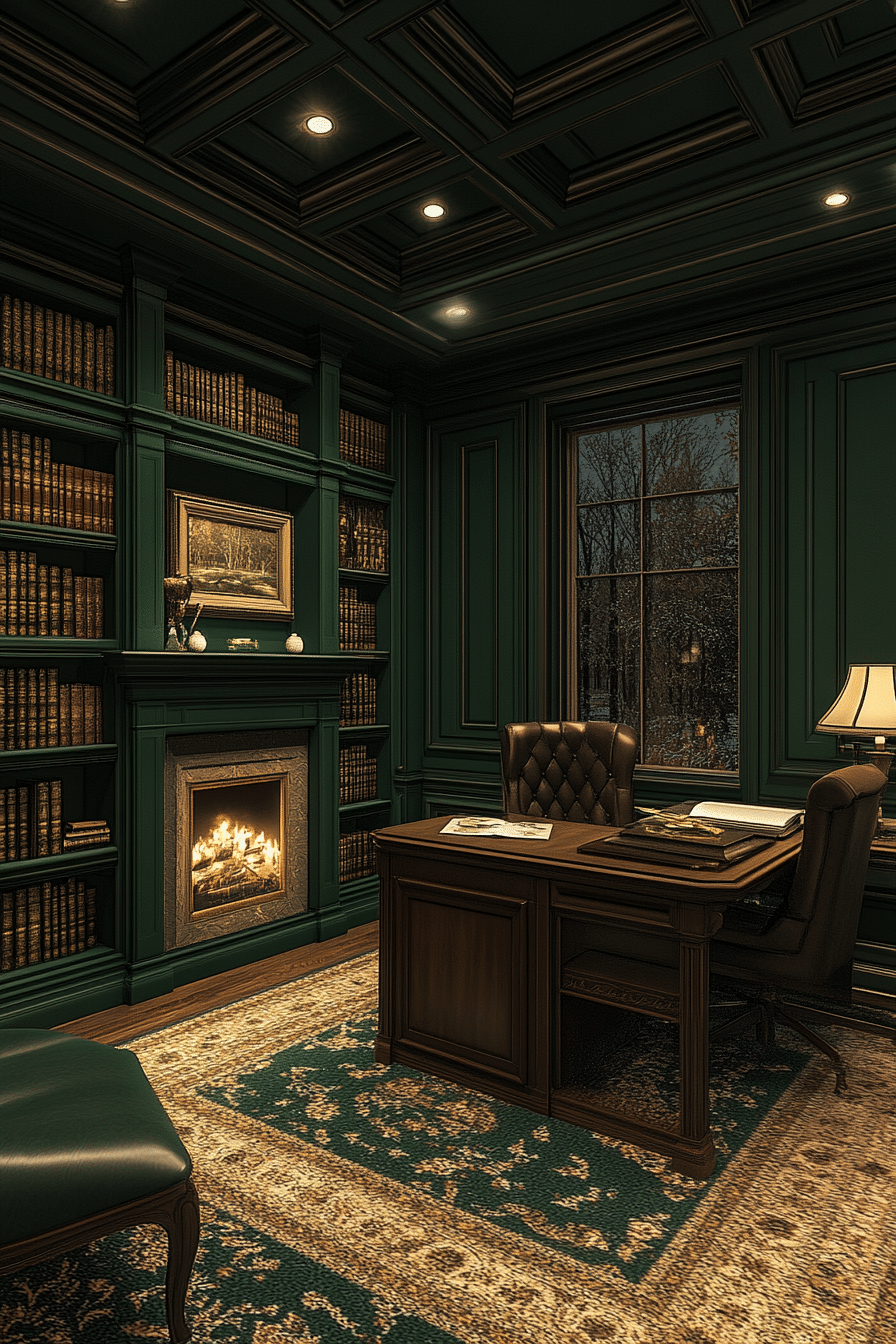 4. Classic Oak Study (Bloxburg Office Ideas) - Bloxburg Office Ideas