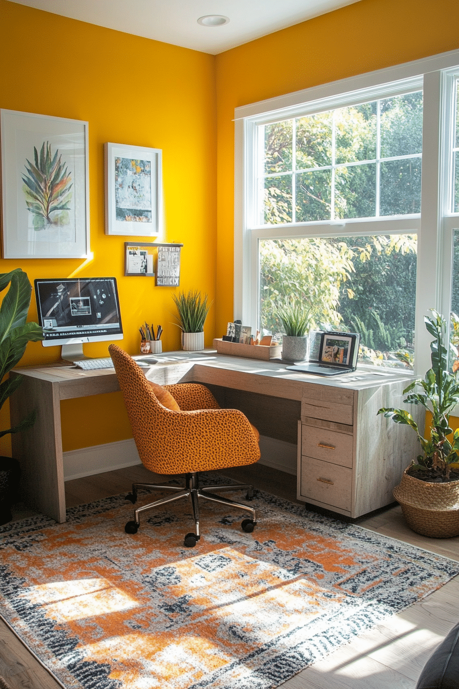 16. Sunlit Artist Nook (Bloxburg Office Ideas) - Bloxburg Office Ideas