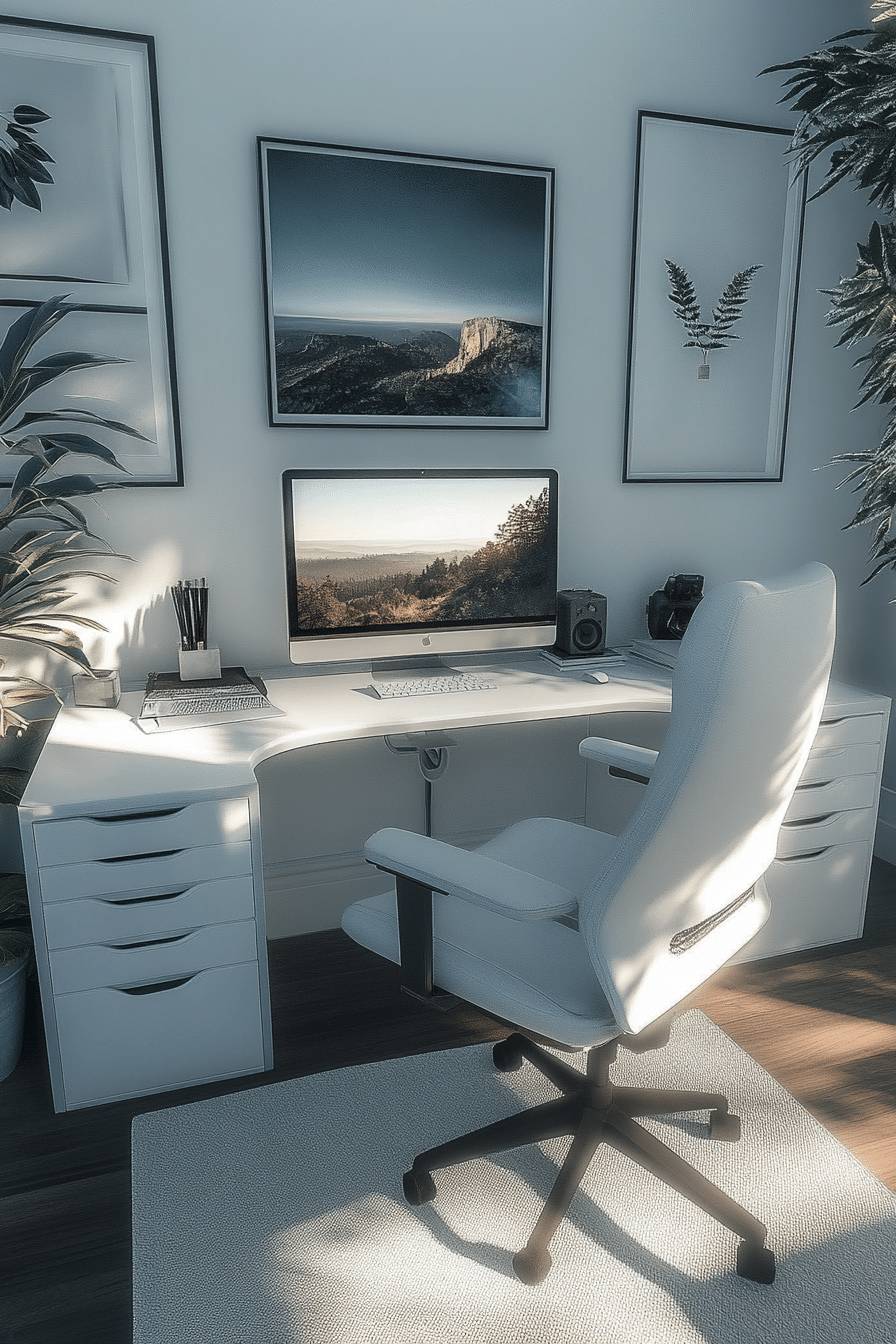 27. Slate Blue Studio (Bloxburg Office Ideas) - Bloxburg Office Ideas