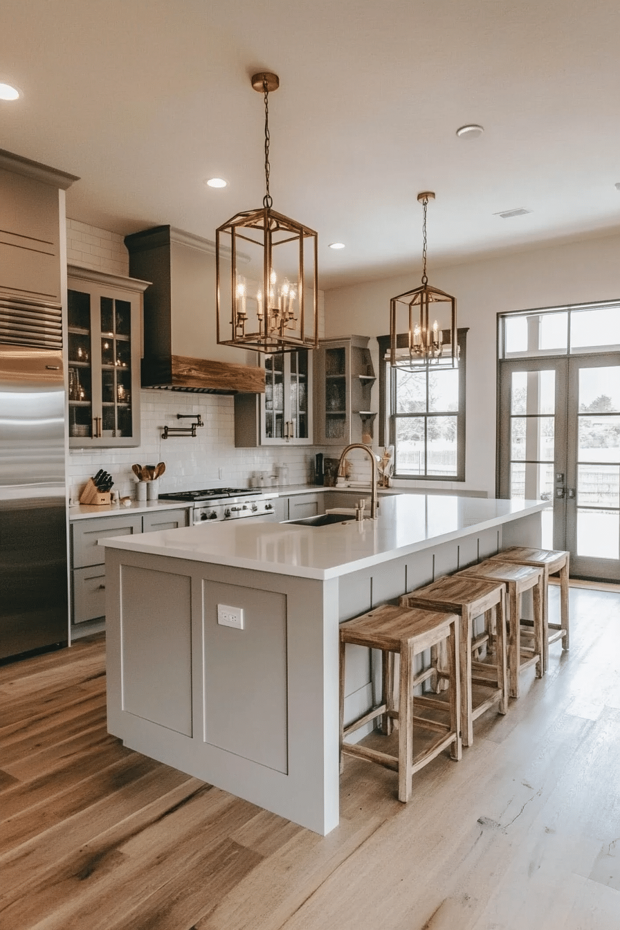 6. Transitional Light Gray (Gray Kitchen Ideas) - Gray Kitchen Ideas