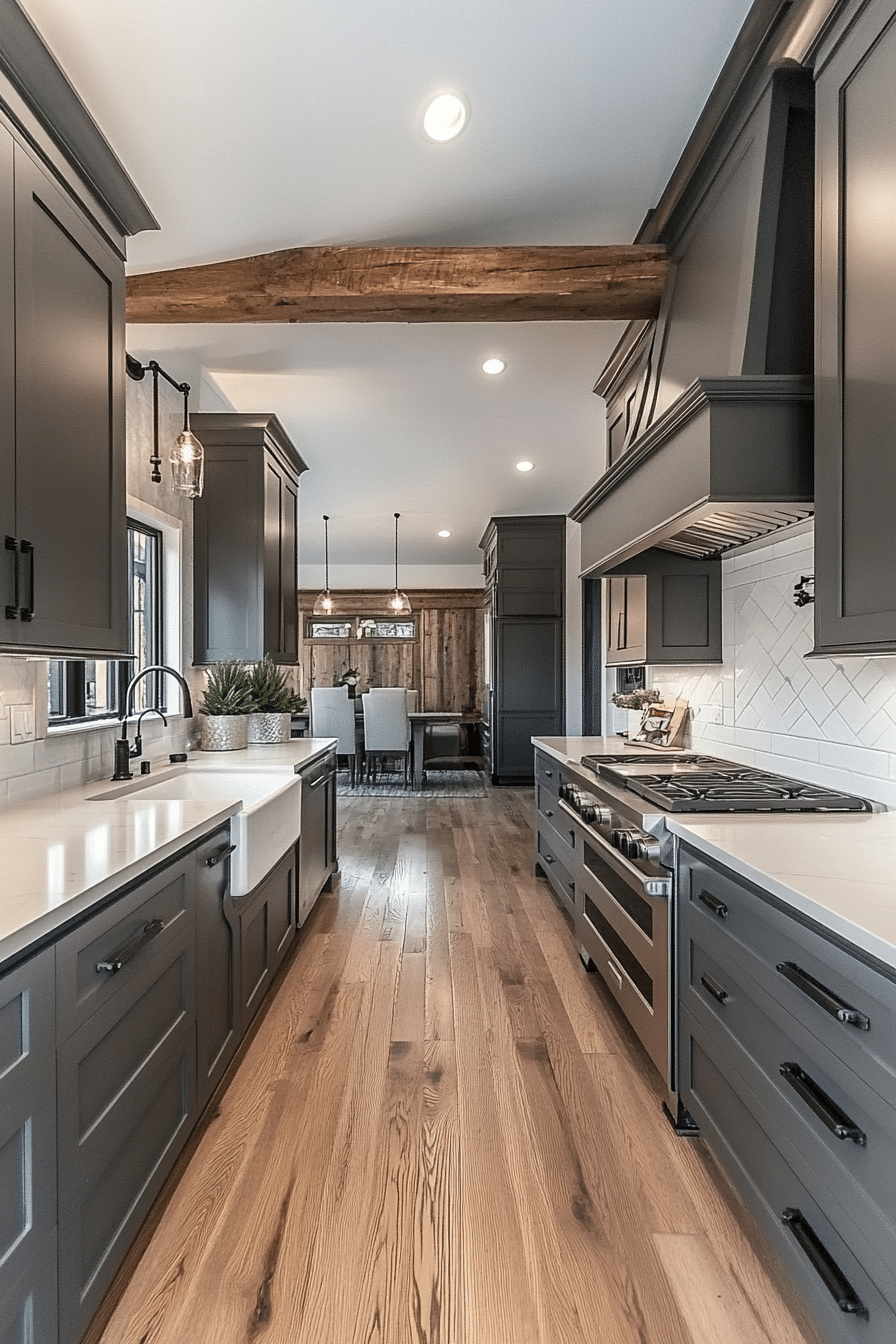 7. Bold Slate Gray Drama (Gray Kitchen Ideas) - Gray Kitchen Ideas