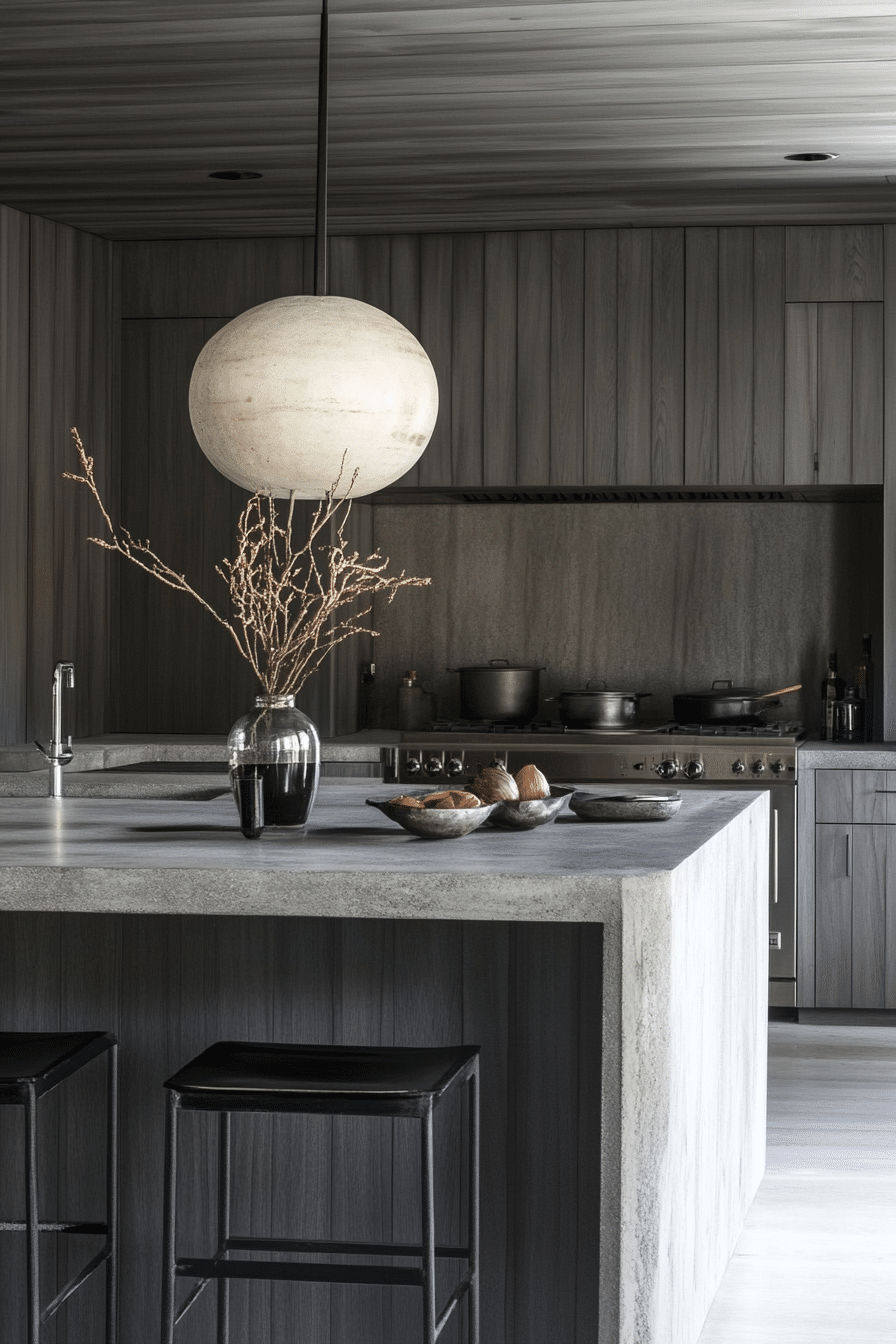 21. Textured Gray Paneling (Gray Kitchen Ideas) - Gray Kitchen Ideas