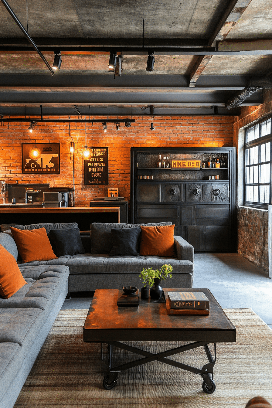 10. Railway-Inspired Retreat (Industrial Living Room Ideas) - Industrial Living Room Ideas