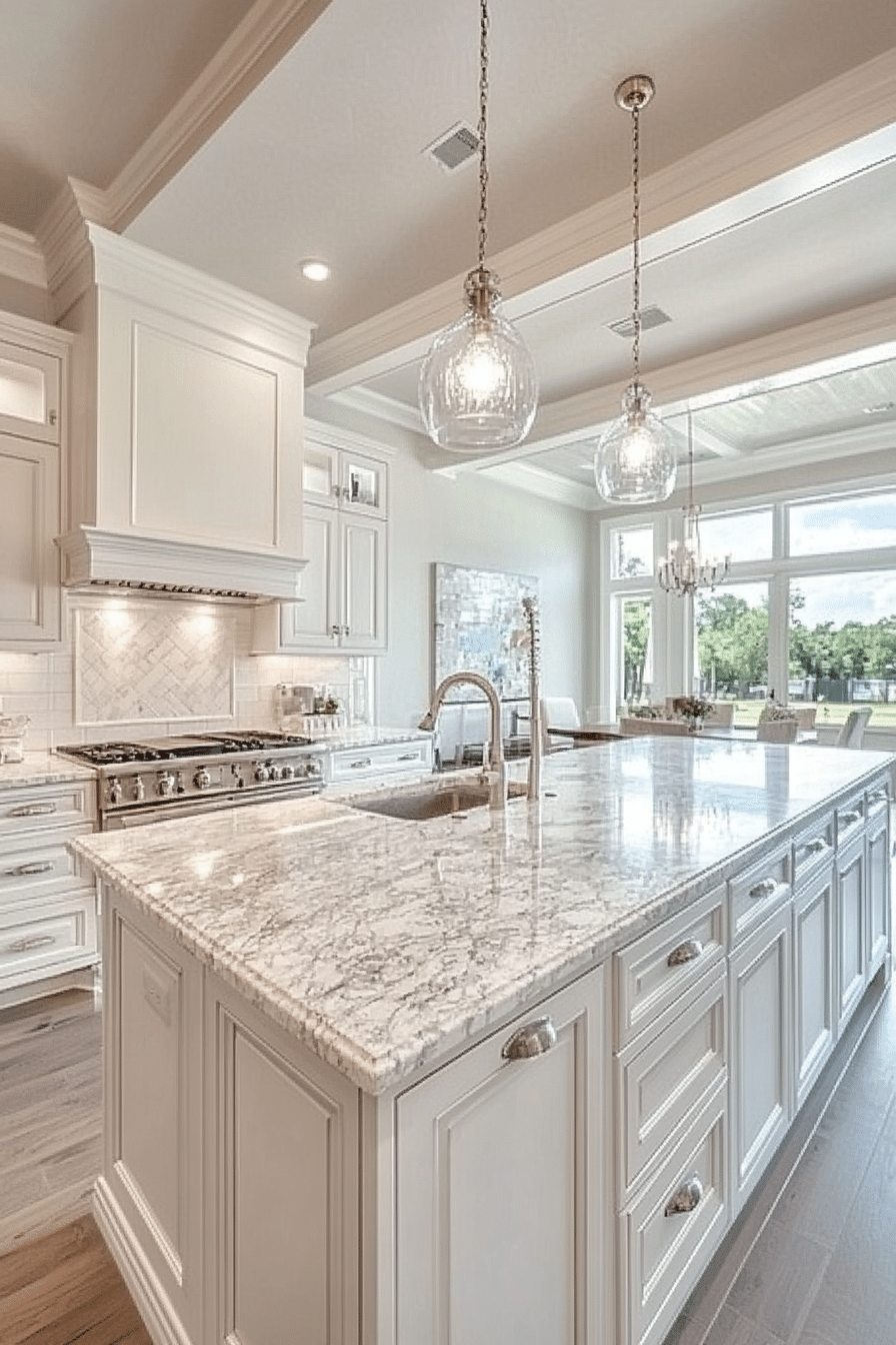 4. Classic Elegance Kitchen (White Countertop Kitchen Ideas) - White Countertop Kitchen Ideas