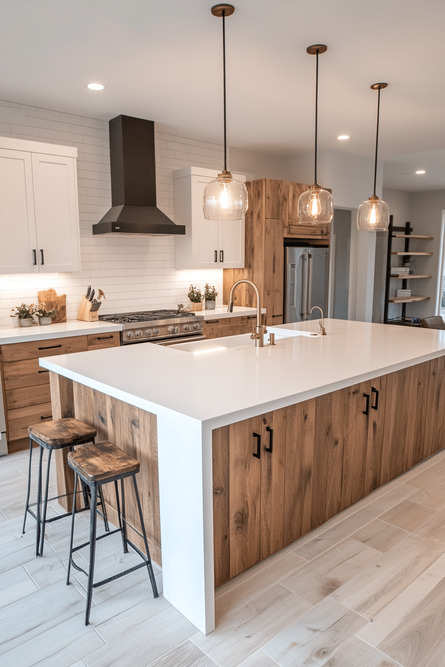 6. Scandinavian Simplicity Kitchen (White Countertop Kitchen Ideas) - White Countertop Kitchen Ideas