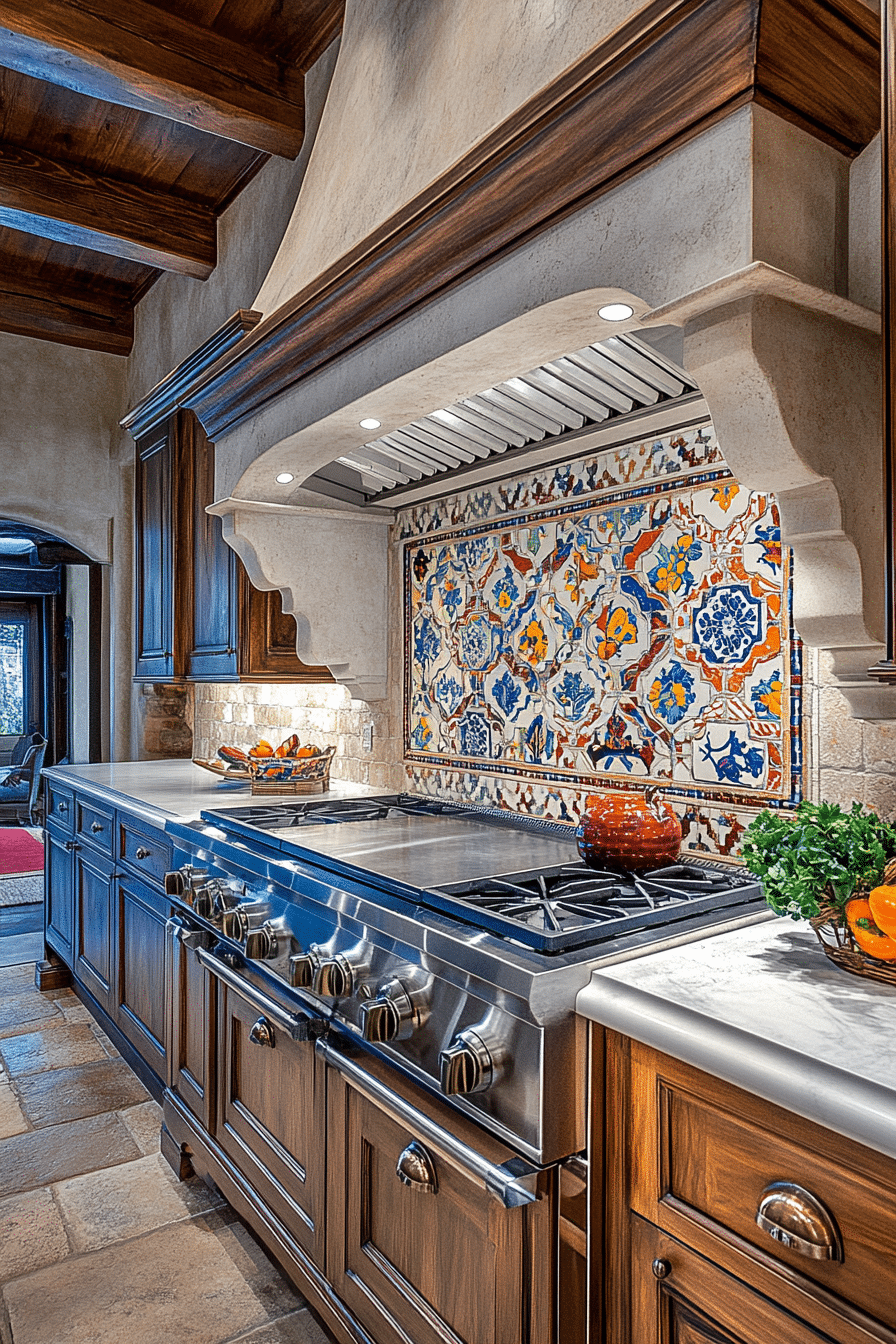 15. Artisan Crafted Kitchen (White Countertop Kitchen Ideas) - White Countertop Kitchen Ideas