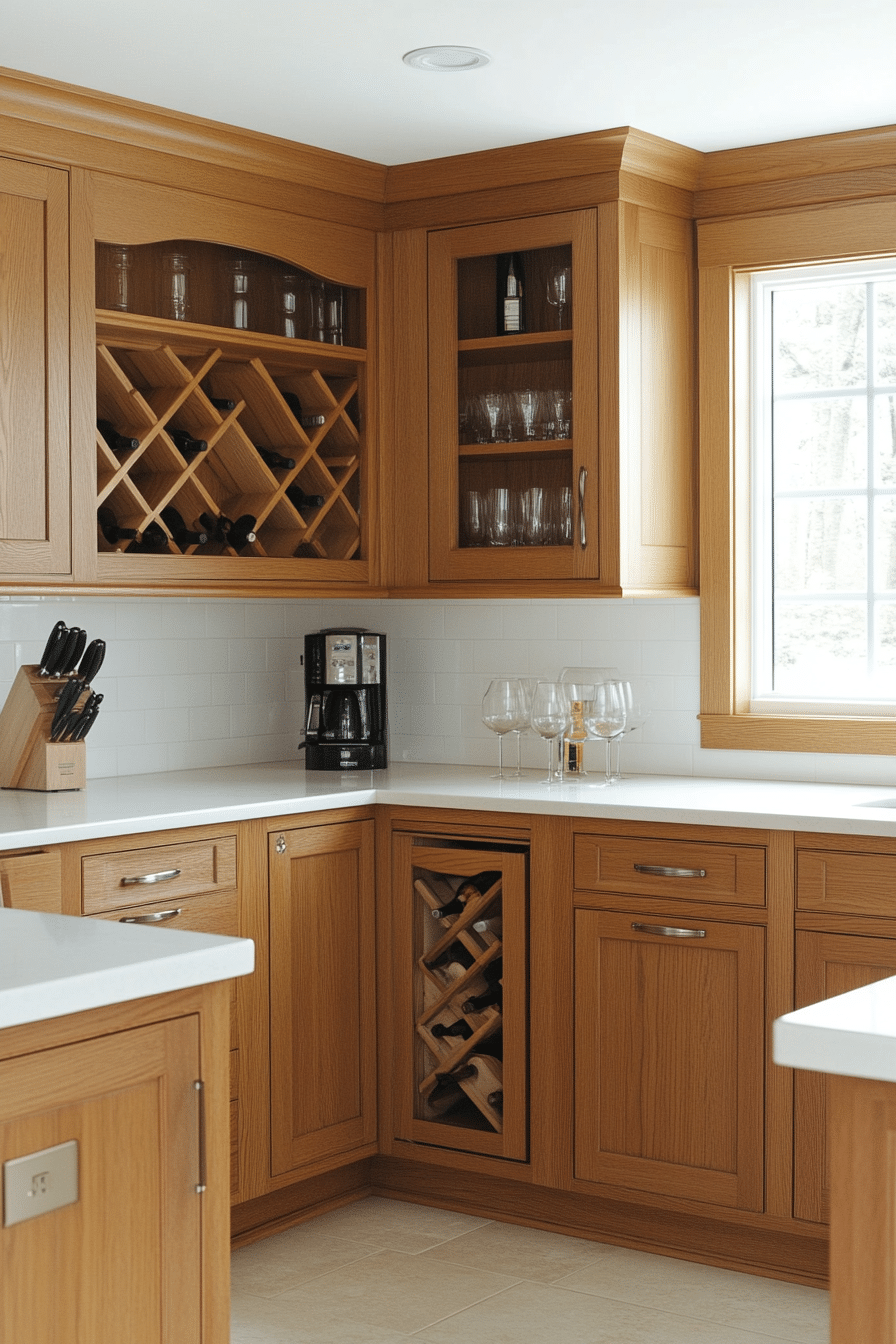 2. Scandinavian Minimal Oak (Oak Cabinets Kitchen Ideas) - Oak Cabinets Kitchen Ideas