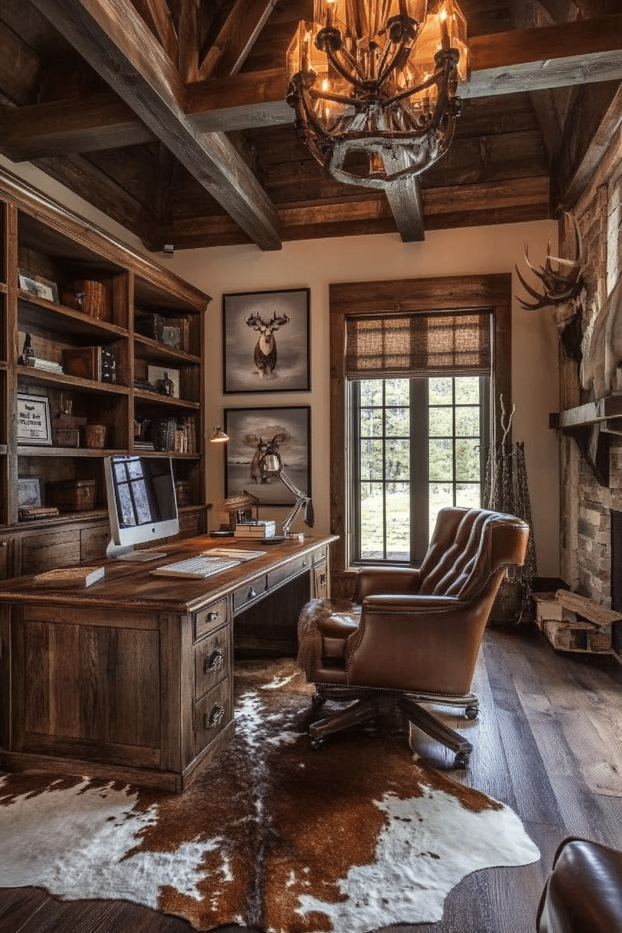 13. Artisan Workshop Office (Rustic Home Office Ideas) - Rustic Home Office Ideas