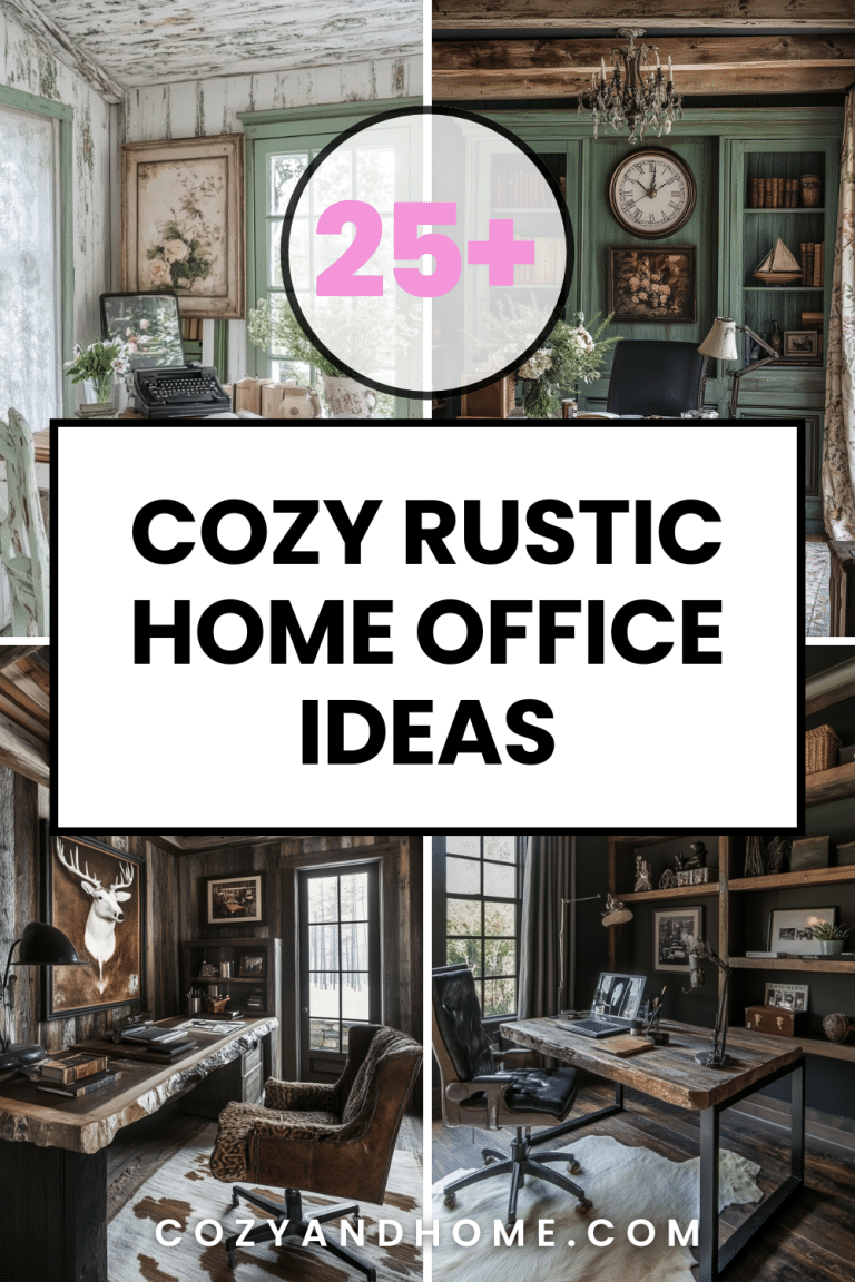 20+ Dreamy Rustic Home Office Ideas 2025 – Cozy & Home