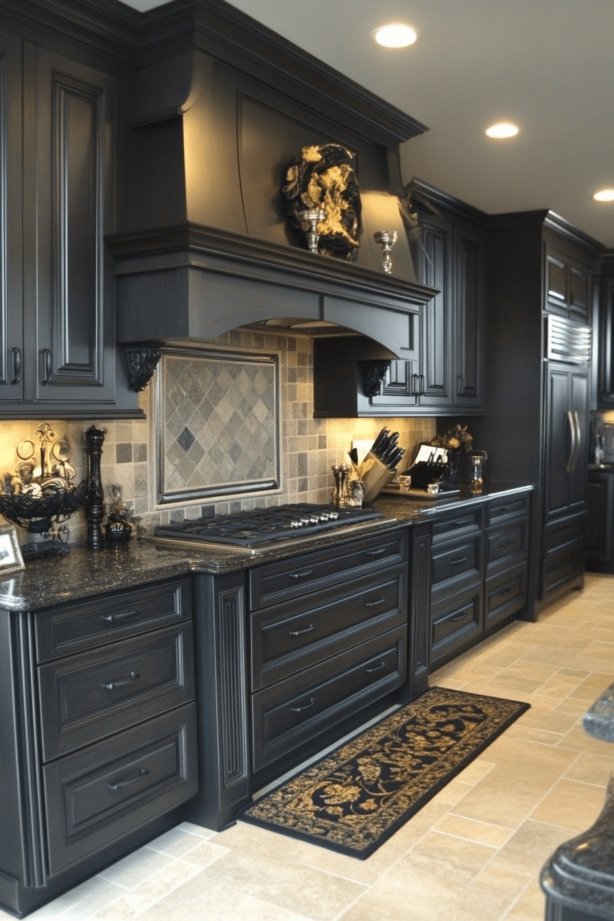 15. Charcoal Cottage Mix (Black And Gray Kitchen Ideas) - Black And Gray Kitchen Ideas