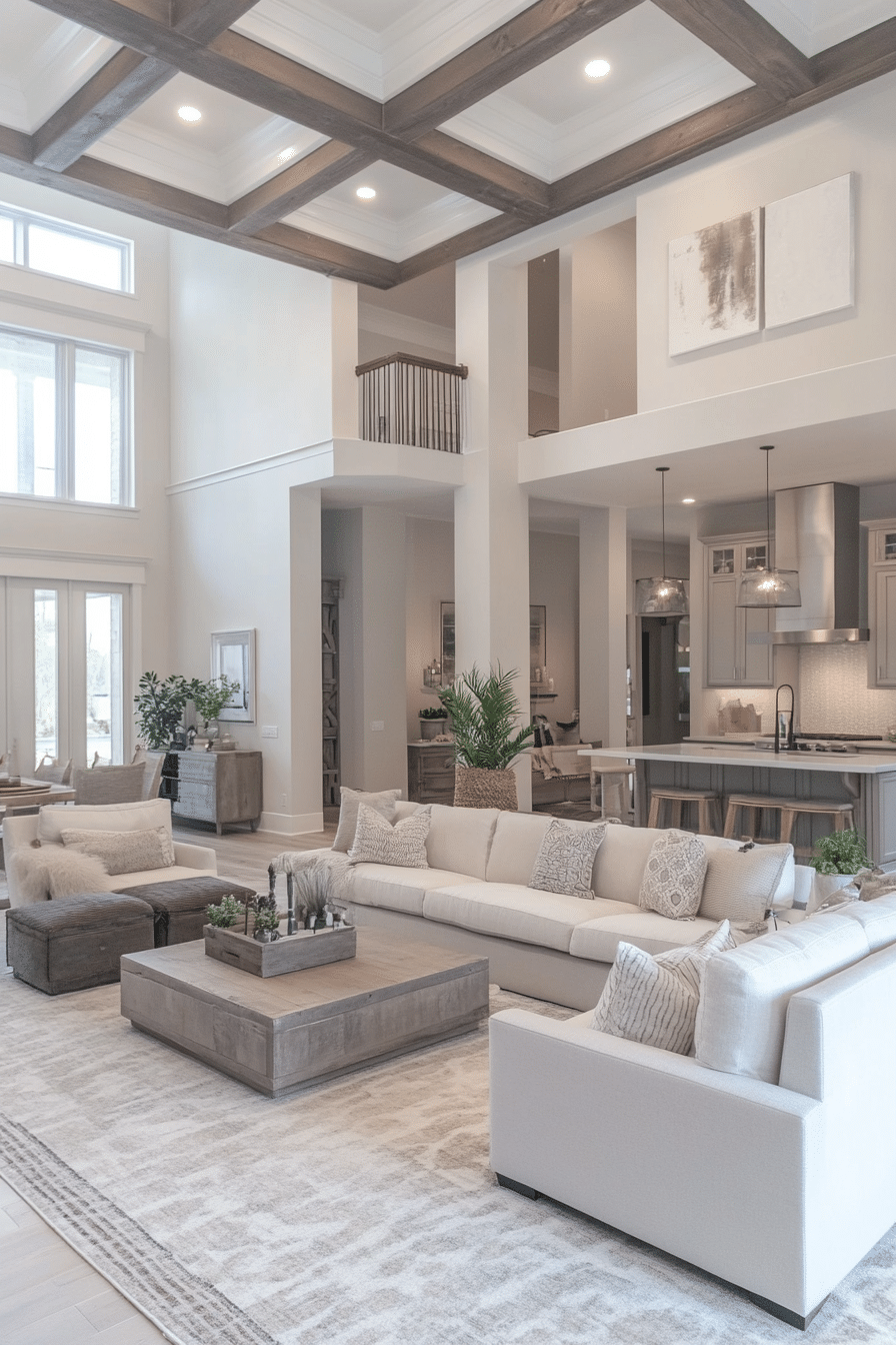 1. Modern Minimalist Flow (Open Living Room Ideas) - Open Living Room Ideas
