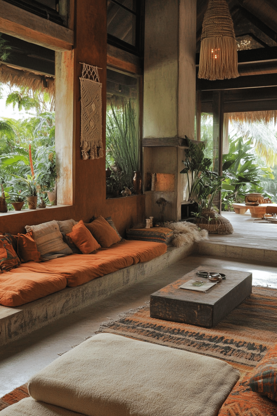 6. Boho Chic Haven (Open Living Room Ideas) - Open Living Room Ideas