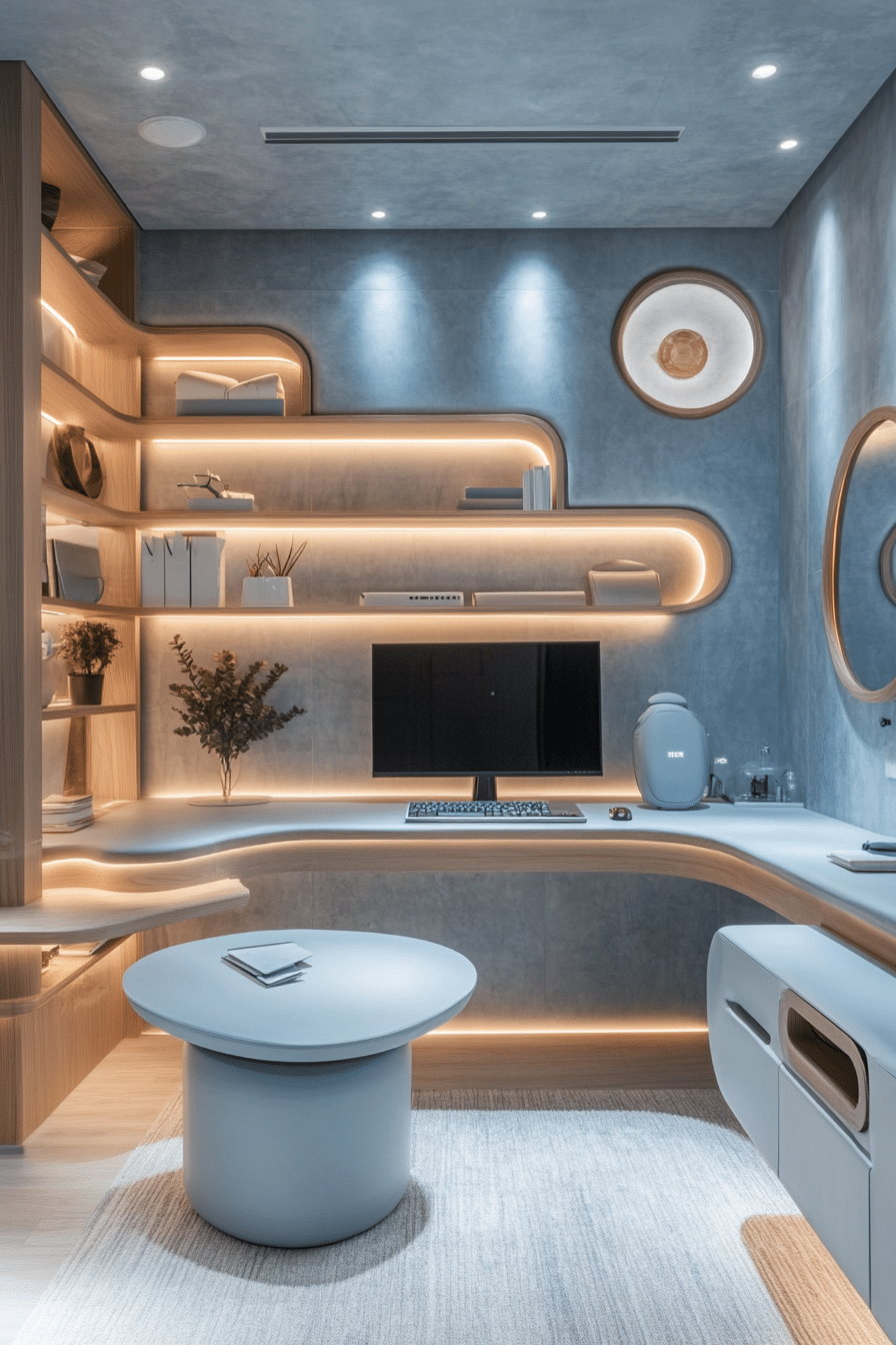 26. Smart Scandinavian Tech Office (Office Room Ideas) - Office Room Ideas