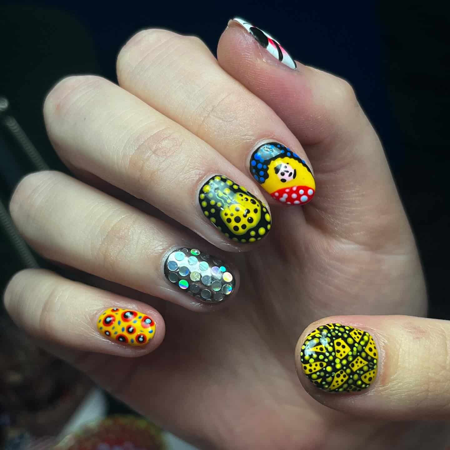 2. Pop Art Explosion - insane nail ideas