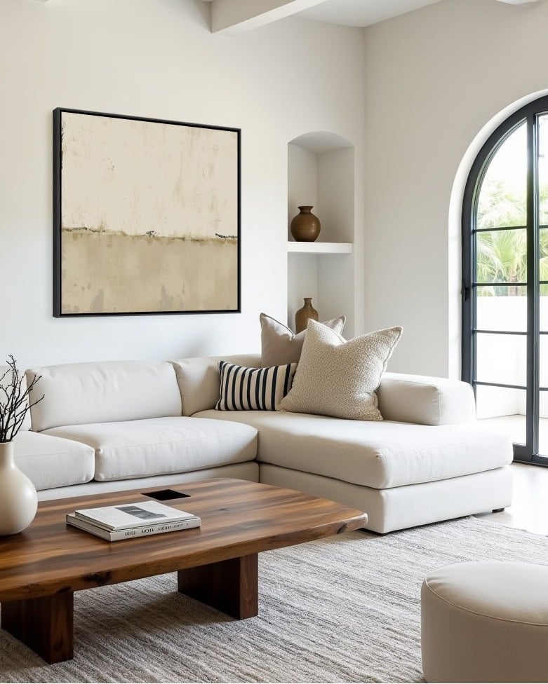 10. Modern Natural Harmony - contemporary small living room ideas