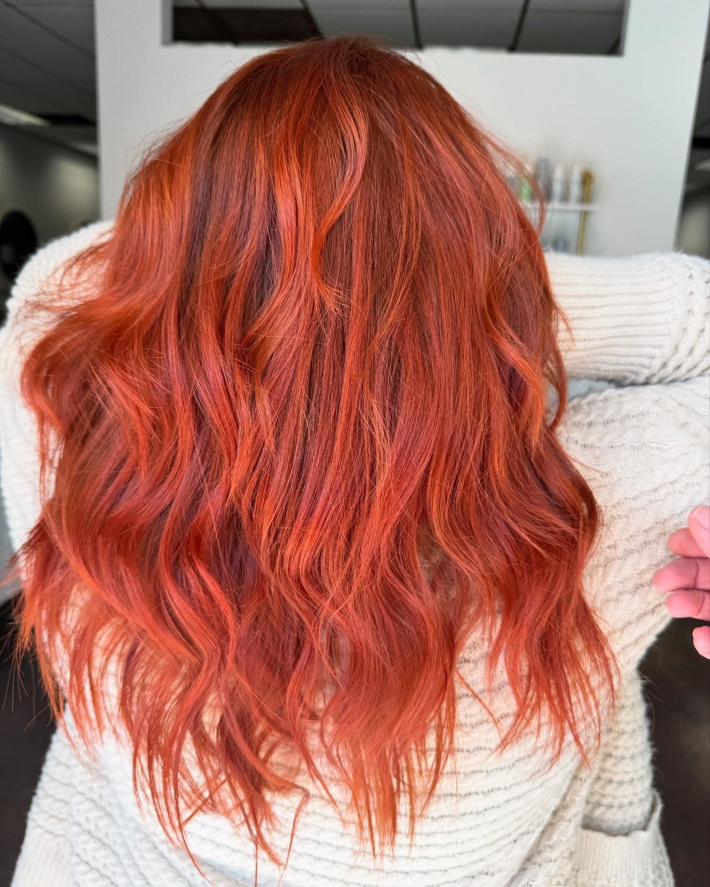 8. Bright Copper Shag - Red Copper Hair Color