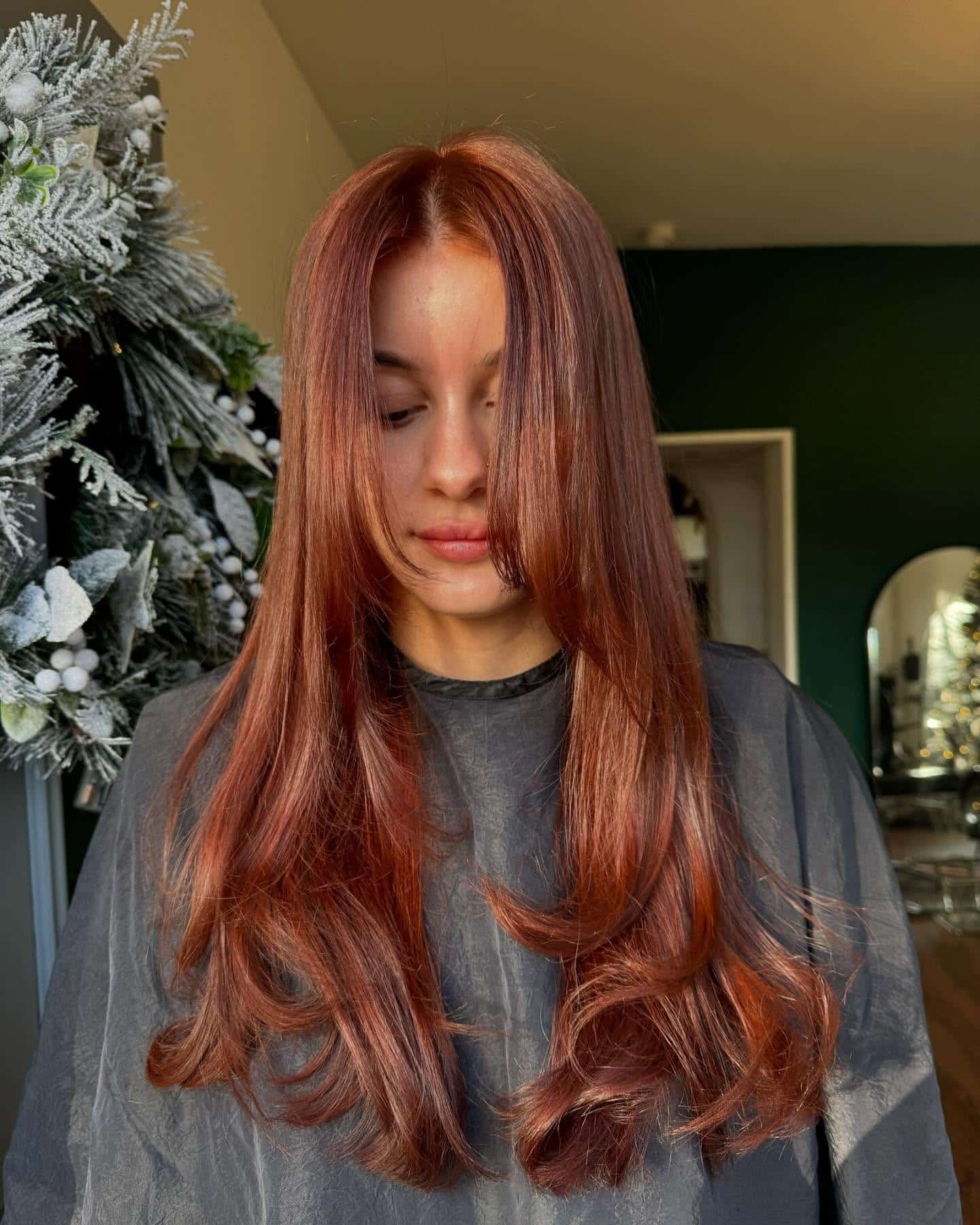 14. Polished Copper Layers - Red Copper Hair Color