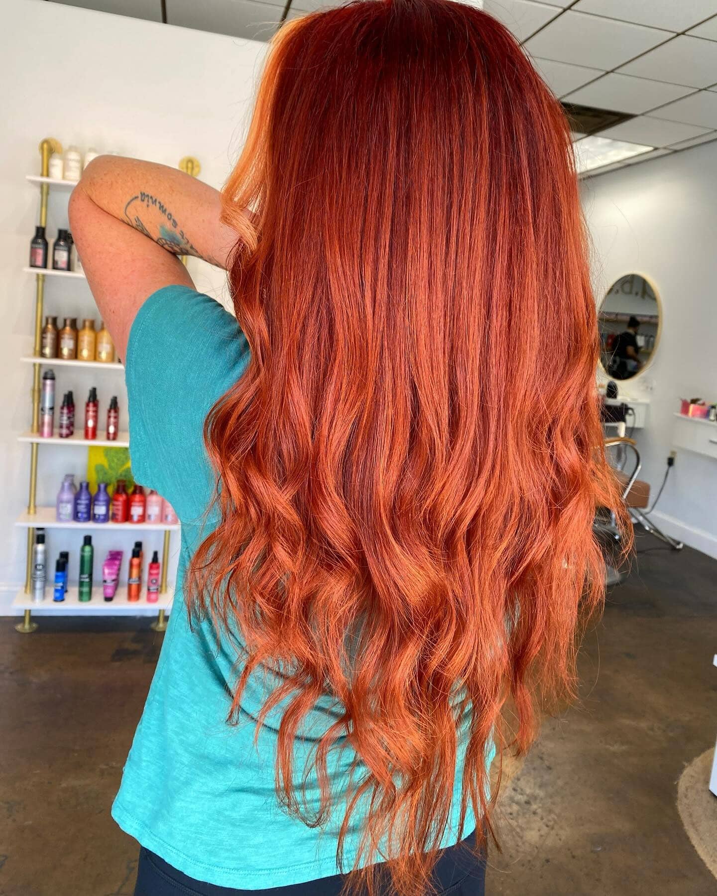 16. Vibrant Fiery Copper - Red Copper Hair Color