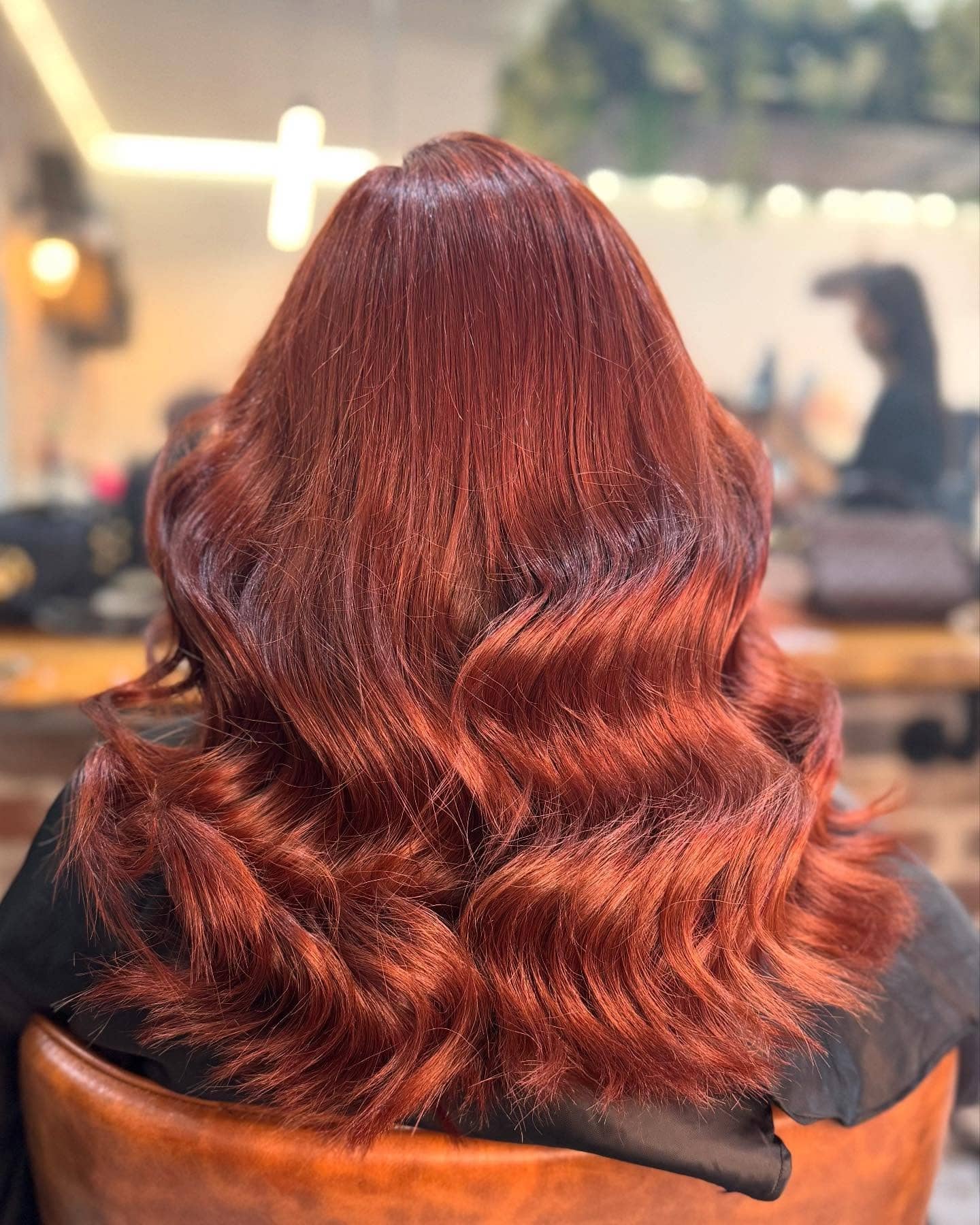 17. Glossy Copper Glam - Red Copper Hair Color