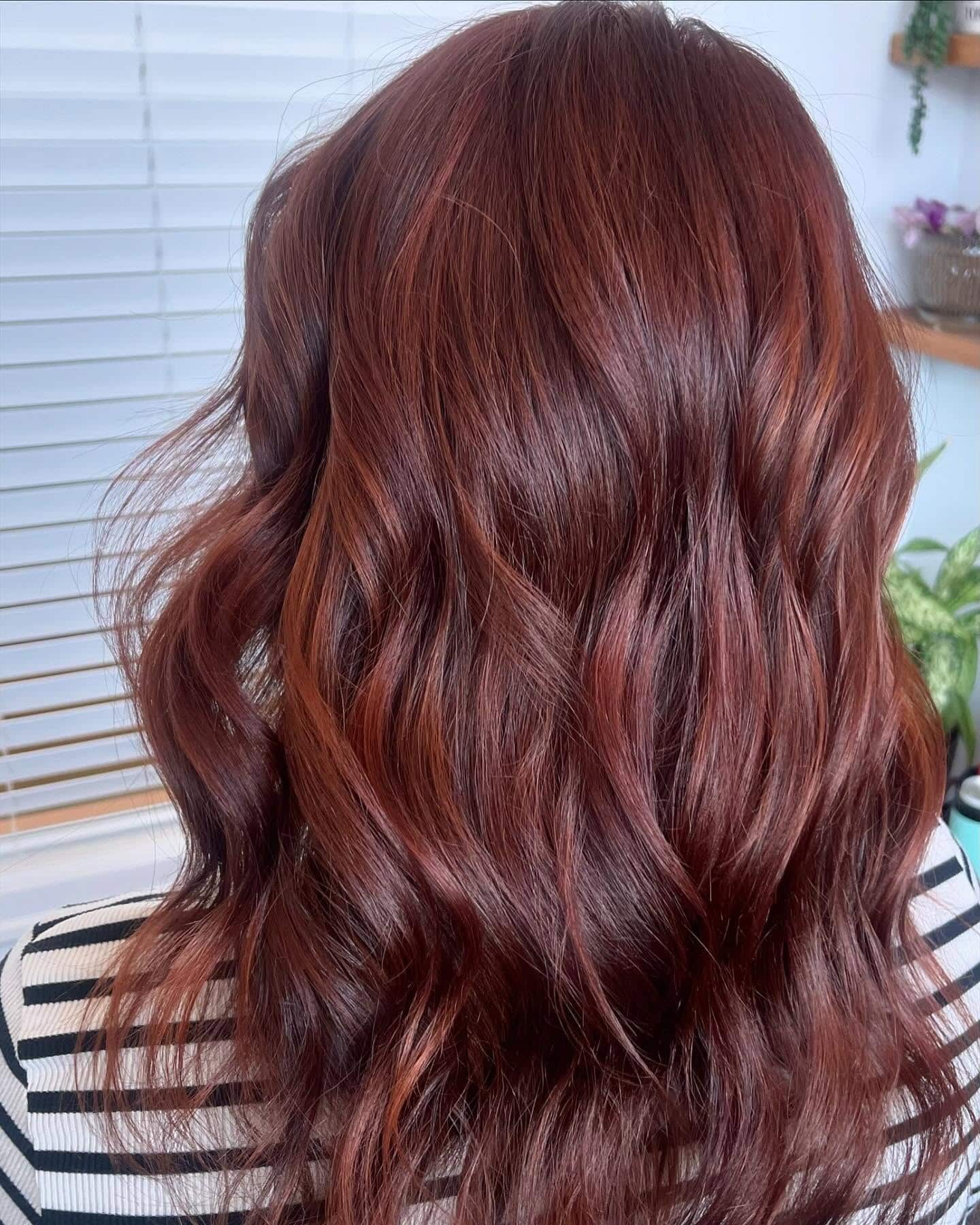 20. Soft Auburn Copper Bob - Red Copper Hair Color