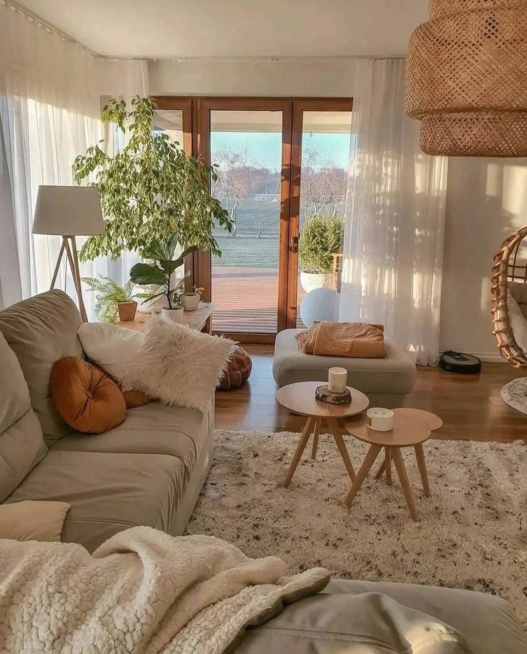 1. Warm Natural Comfort with Soft Neutrals - living room decor ideas