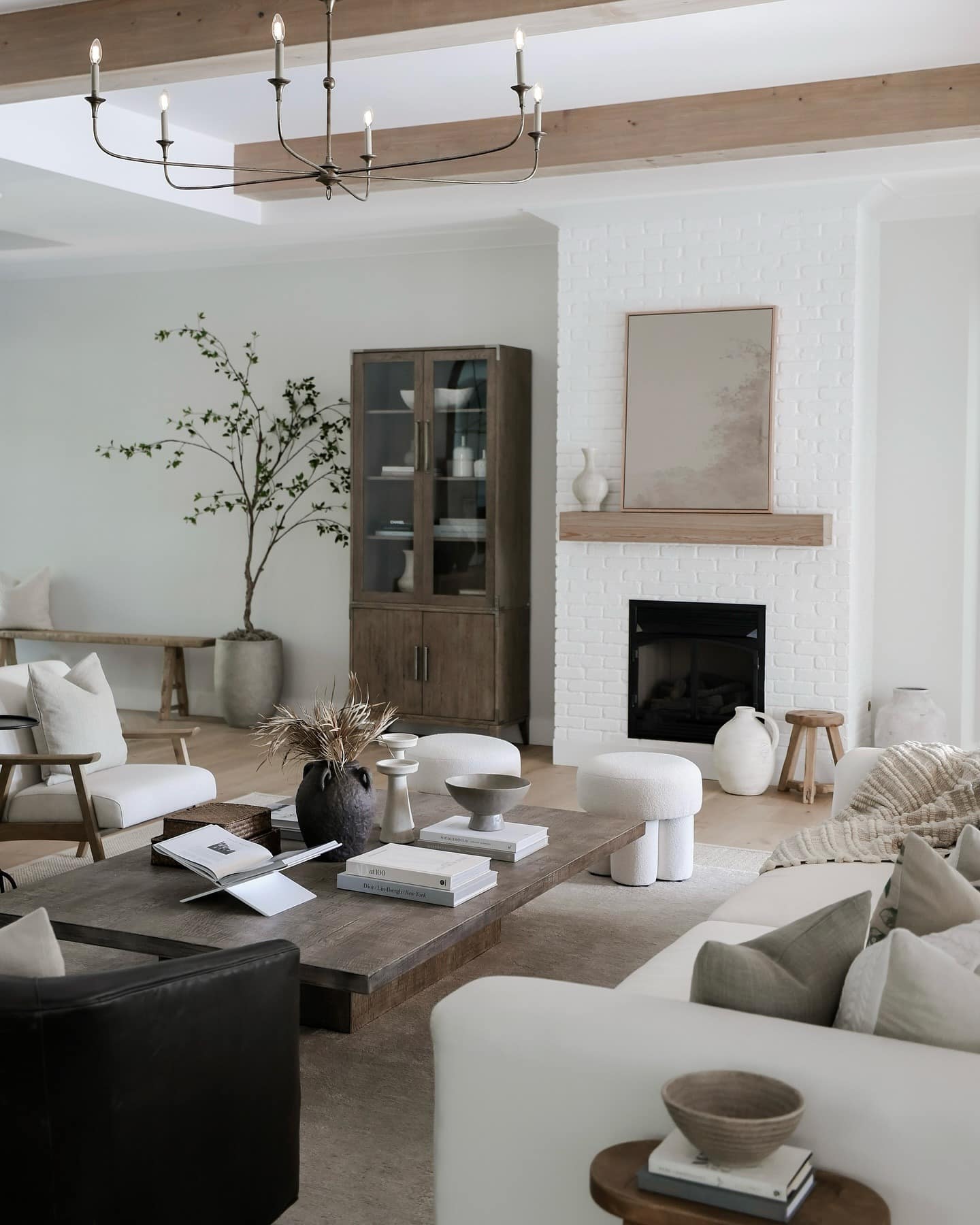 7. Modern Farmhouse Sophistication - living room decor ideas