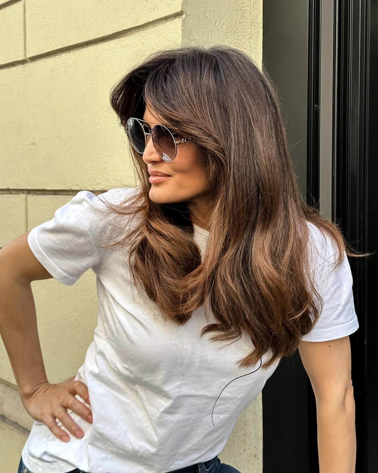 5. Classic Espresso Layers - Spring Hair Color