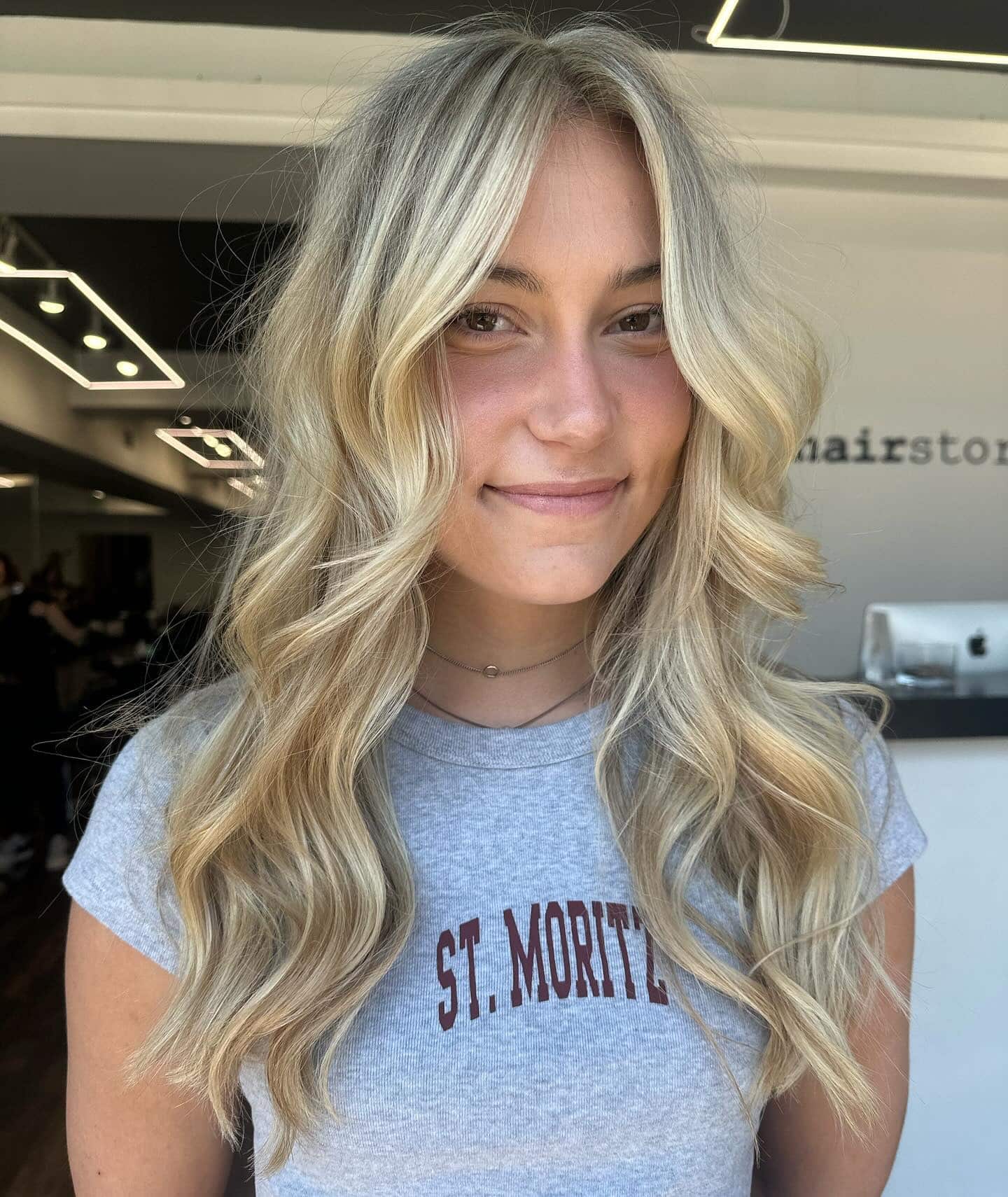 8. Golden Vanilla Waves - Spring Hair Color