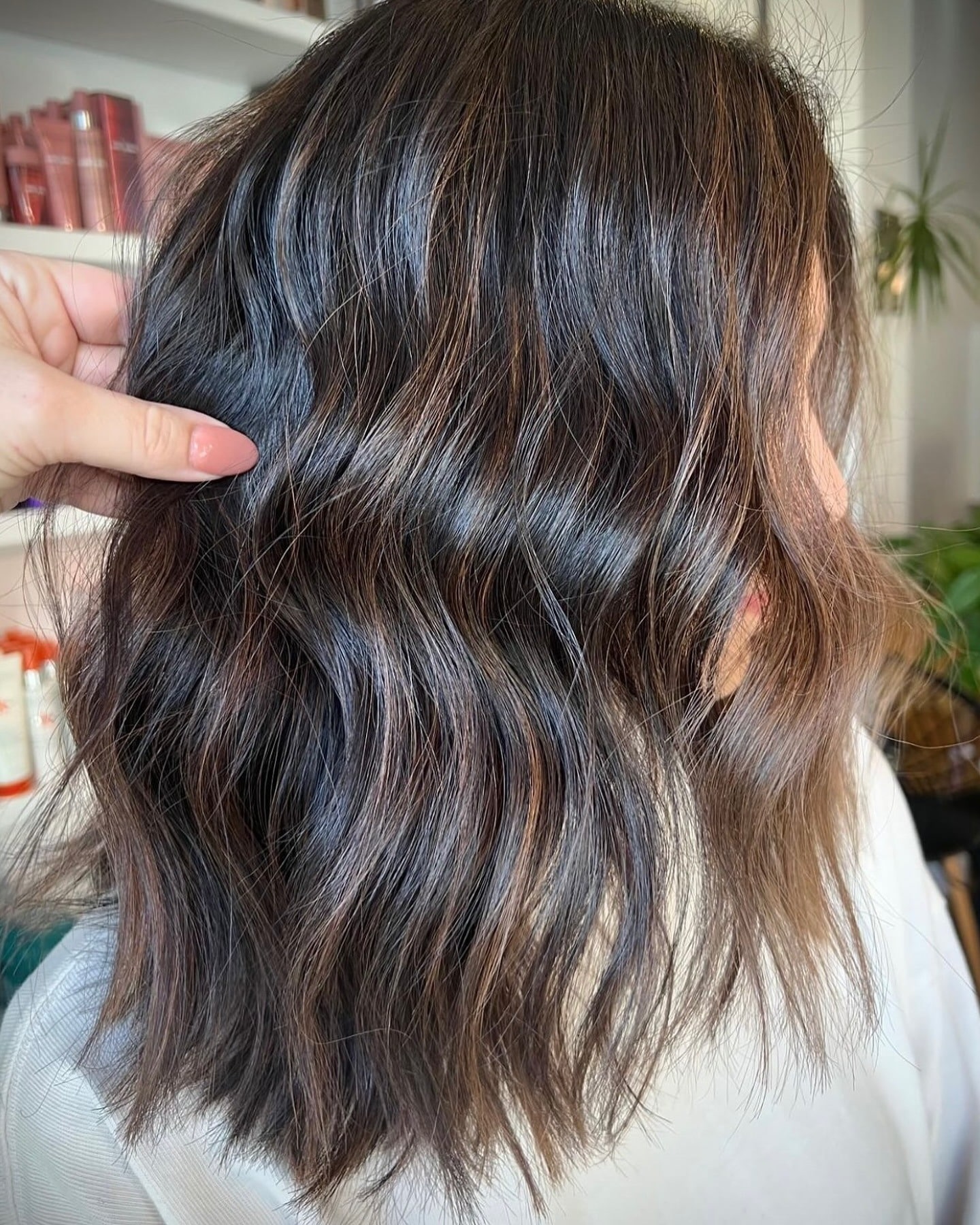 17. Mocha Ribbon Bob - Spring Hair Color