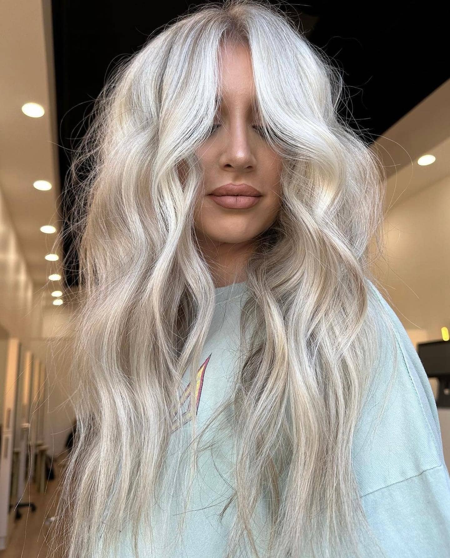 21. Silver Frost Waves - Spring Hair Color