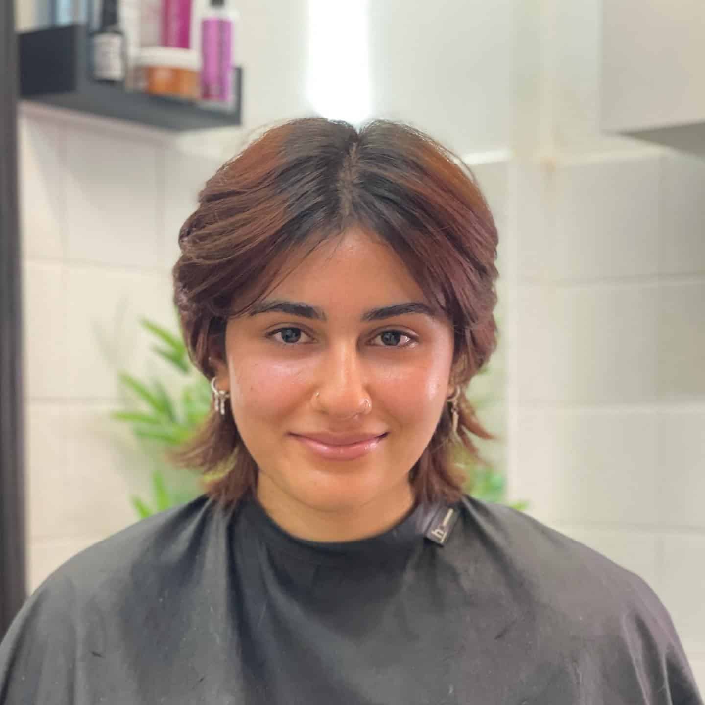 15. Chestnut Feather Crop - 80S Hairstyles