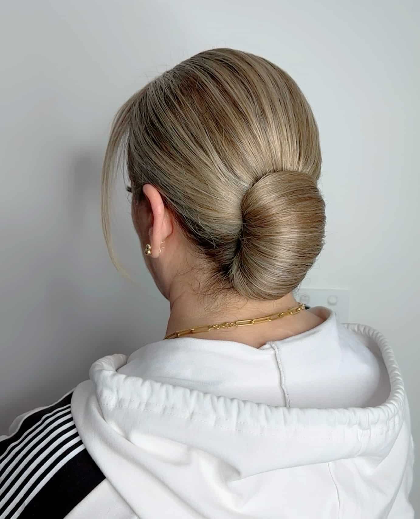 6. Polished Low Bun - Simple Hairstyles