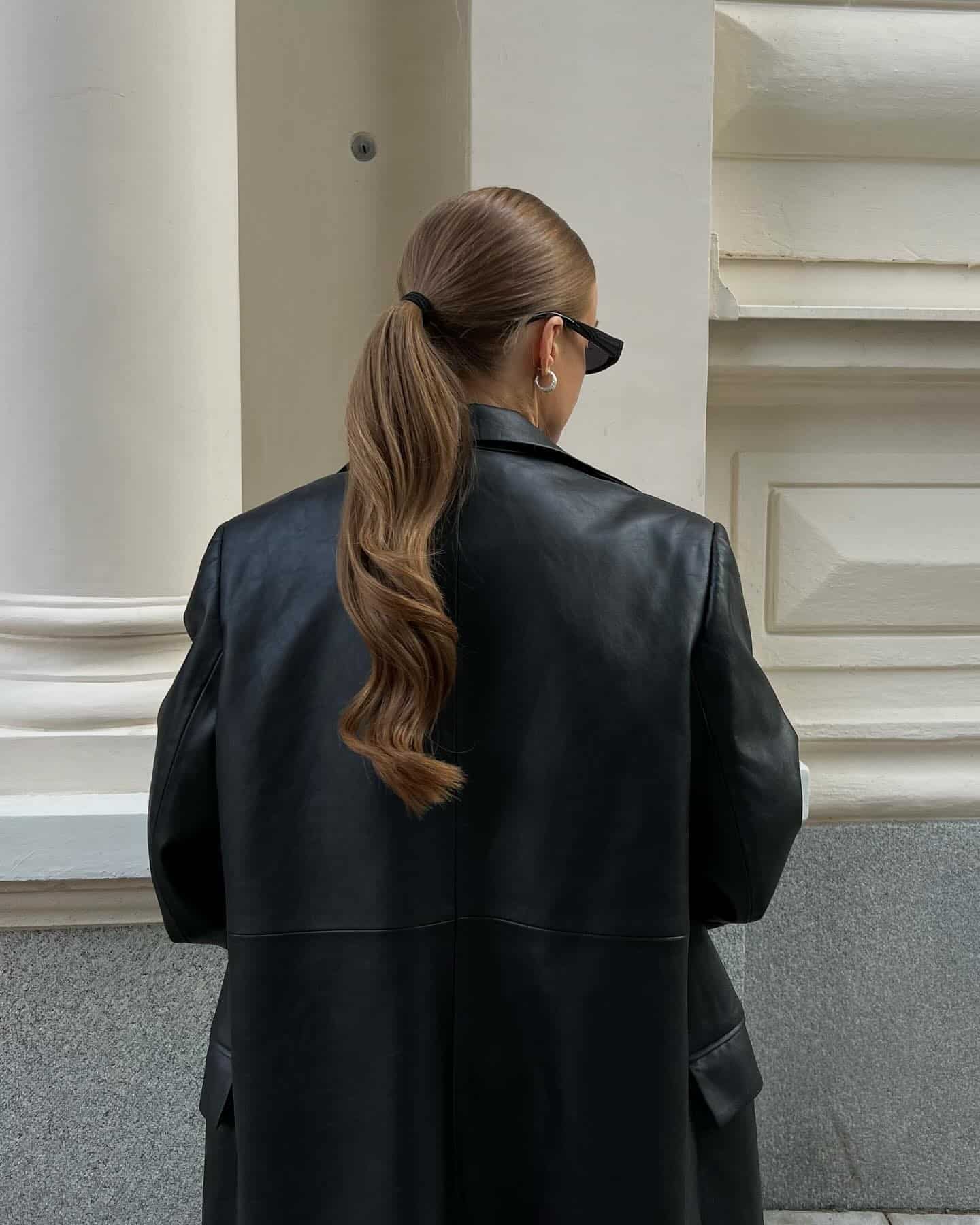 15. Sleek Ponytail with Wave Finish - Simple Hairstyles