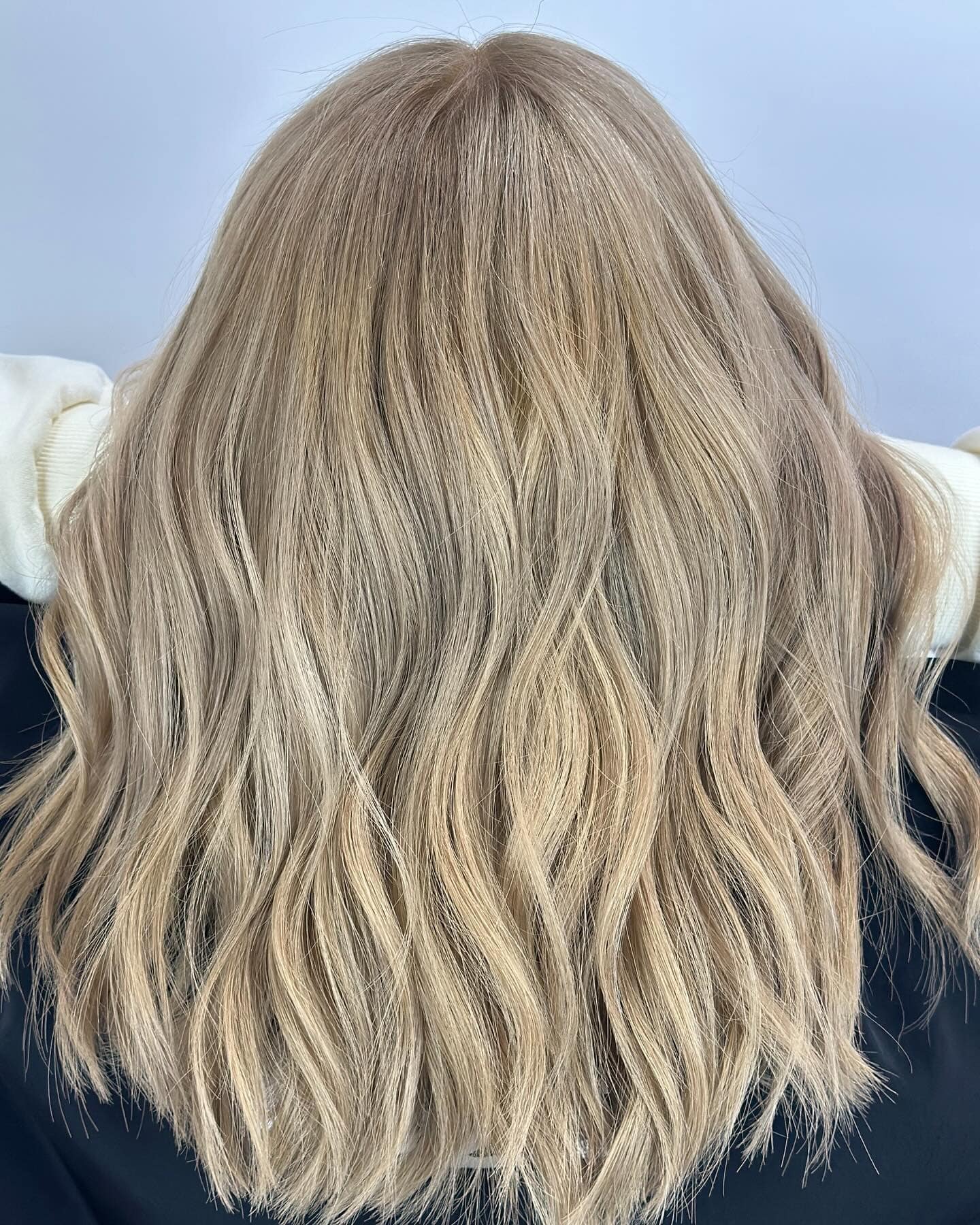9. Beige Blonde Milk Tea Texture - Milk Tea Hair Color