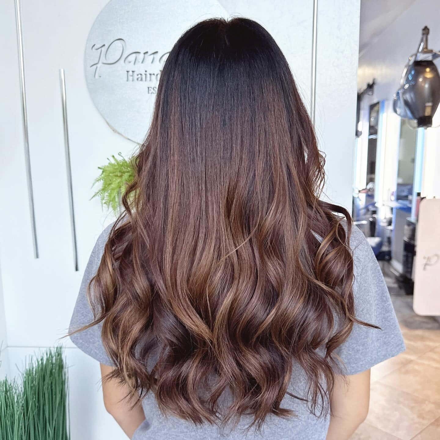 17. Warm Mocha Milk Tea Curls - Milk Tea Hair Color