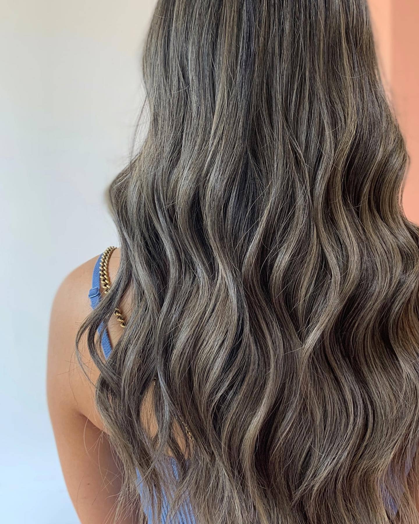 18. Smoky Milk Tea Balayage - Milk Tea Hair Color