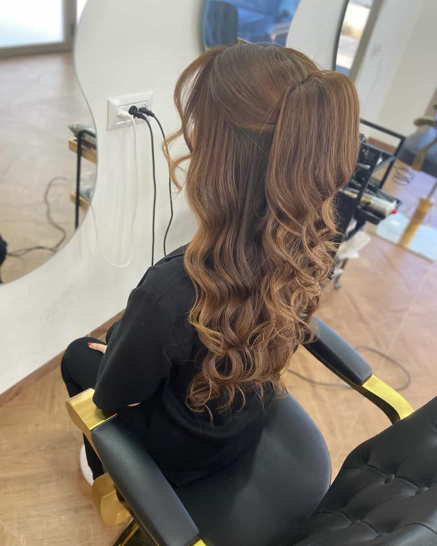 9. Chestnut Cascading Waves - Wavy Hairstyles